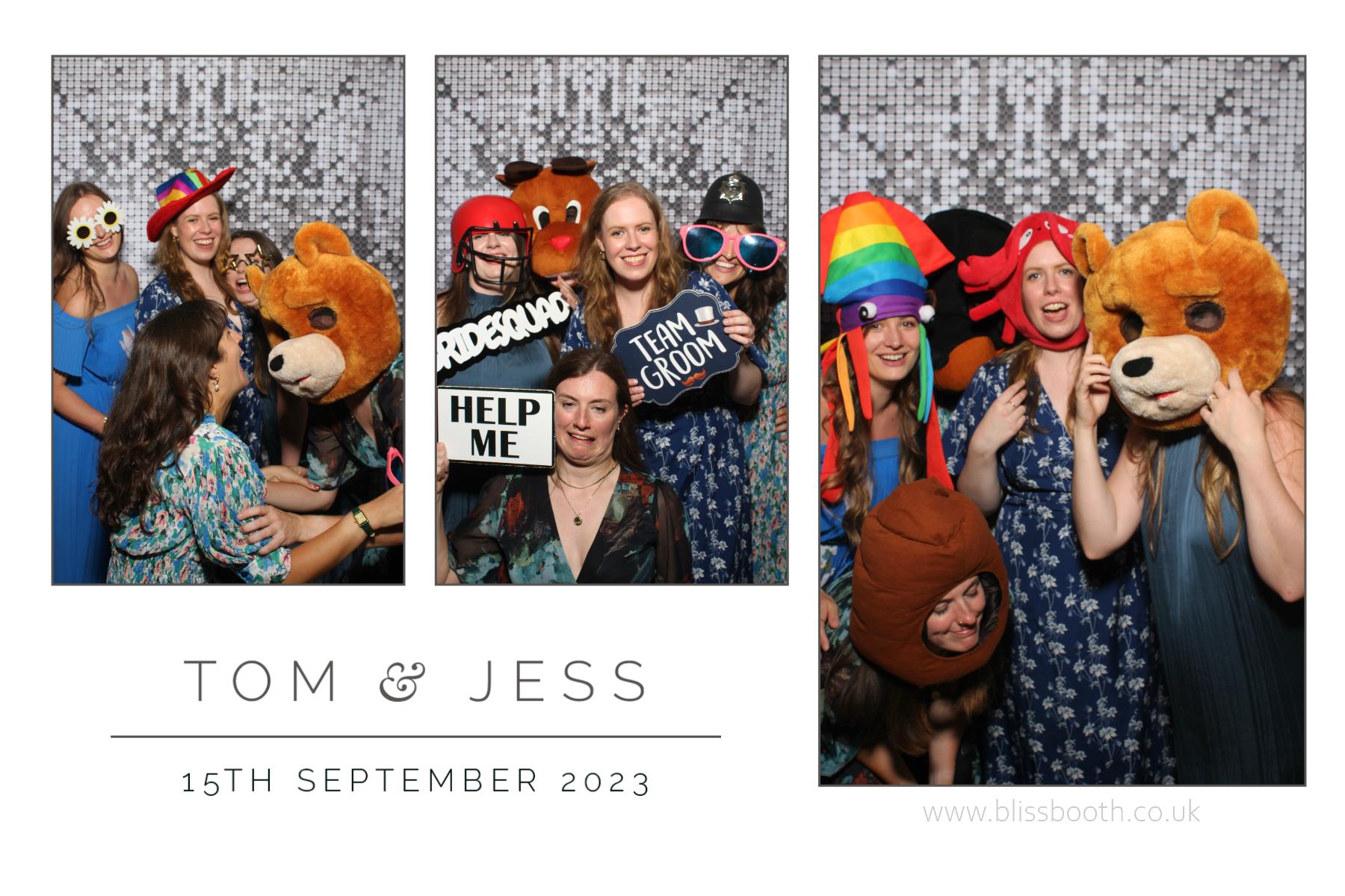 Tom and Jess | View more photos from the event at gallery.blissbooth.co.uk/u/BlissBooth/Tom-and-Jess