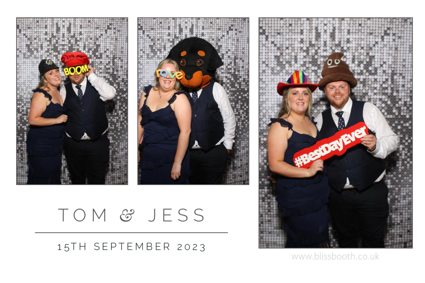 Tom and Jess | View more photos from the event at gallery.blissbooth.co.uk/u/BlissBooth/Tom-and-Jess
