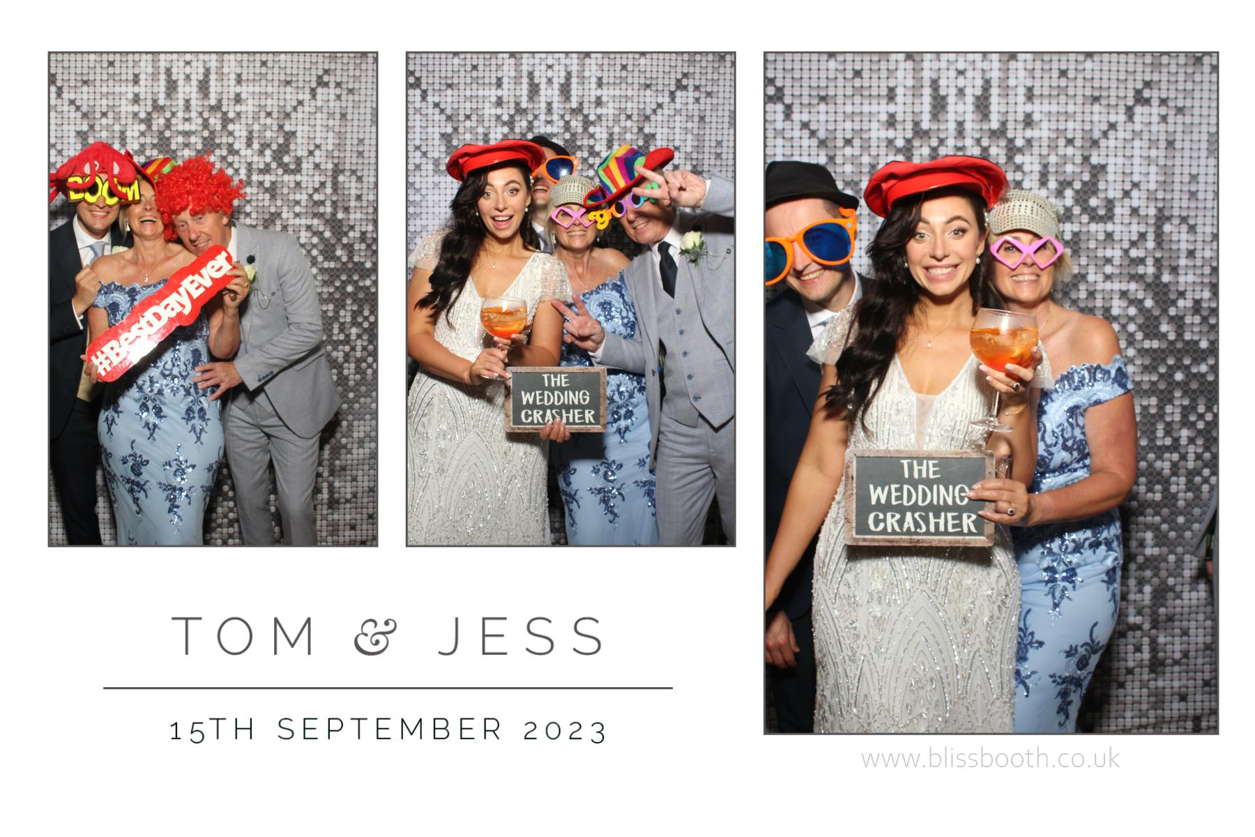 Tom and Jess | View more photos from the event at gallery.blissbooth.co.uk/u/BlissBooth/Tom-and-Jess