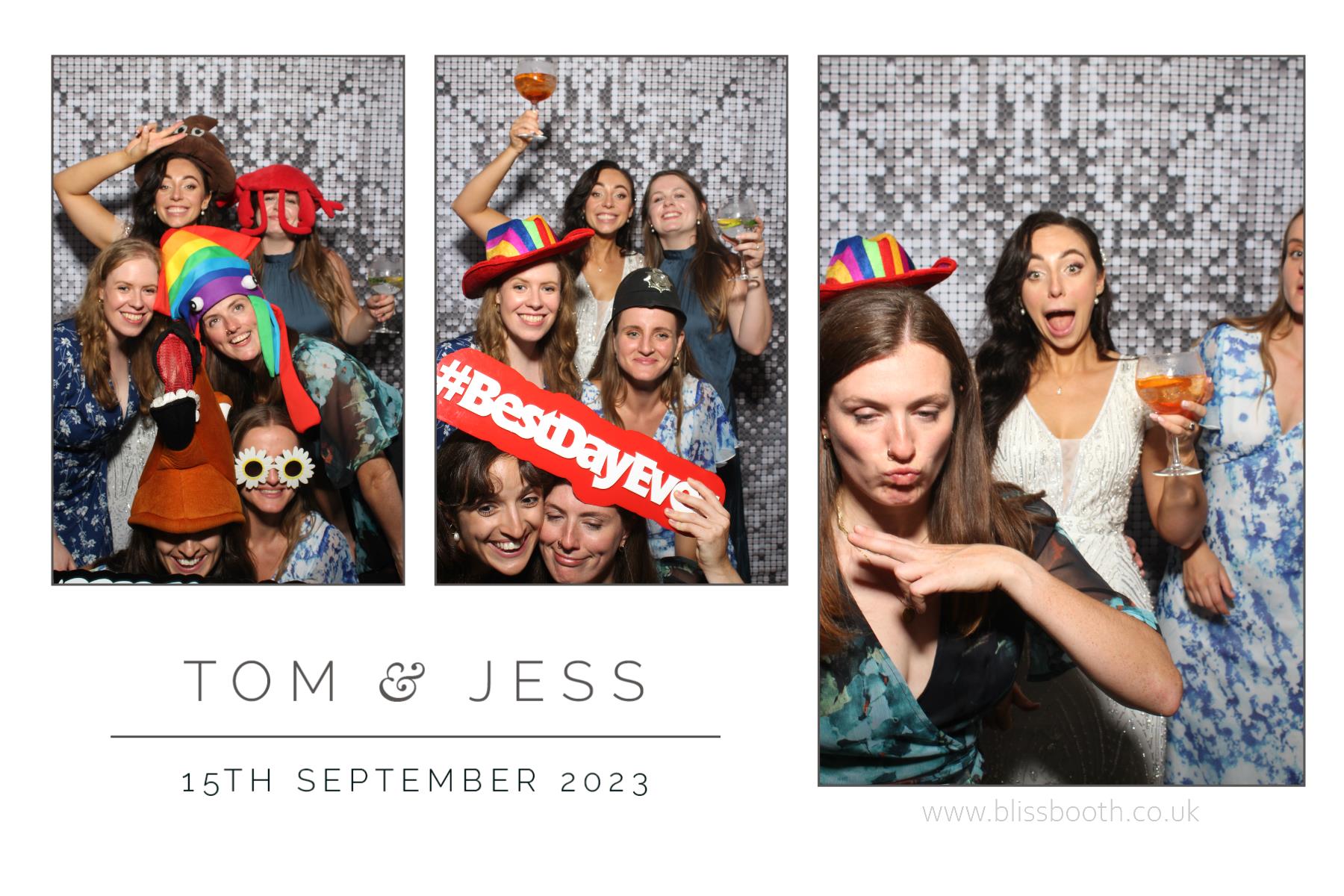 Tom and Jess | View more photos from the event at gallery.blissbooth.co.uk/u/BlissBooth/Tom-and-Jess