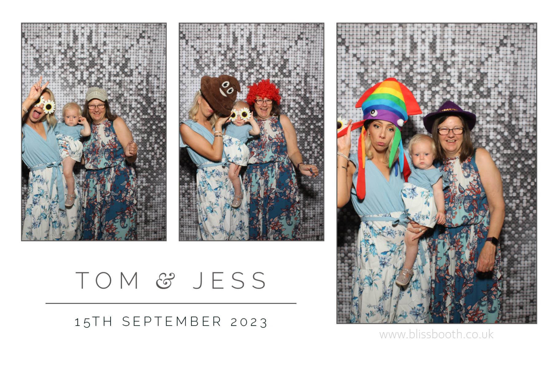 Tom and Jess | View more photos from the event at gallery.blissbooth.co.uk/u/BlissBooth/Tom-and-Jess