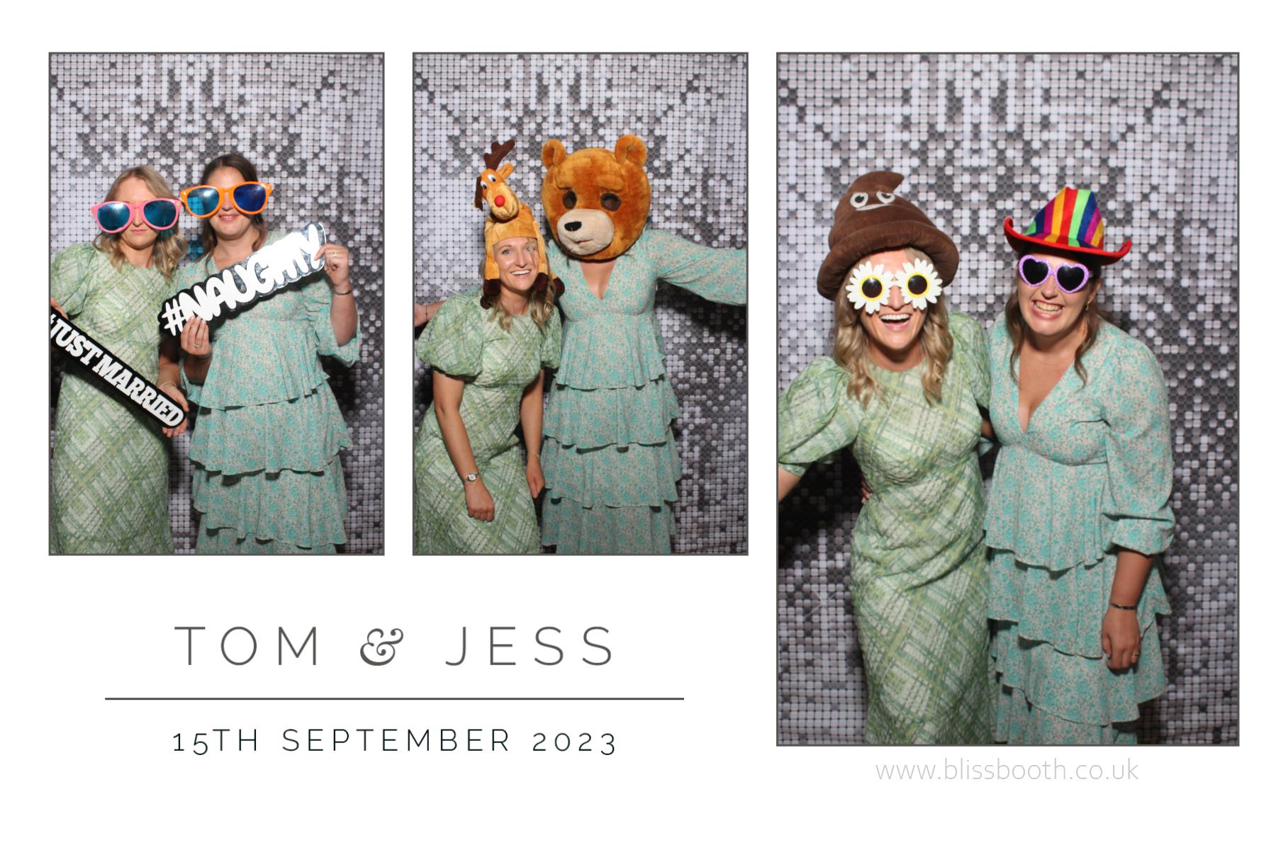 Tom and Jess | View more photos from the event at gallery.blissbooth.co.uk/u/BlissBooth/Tom-and-Jess