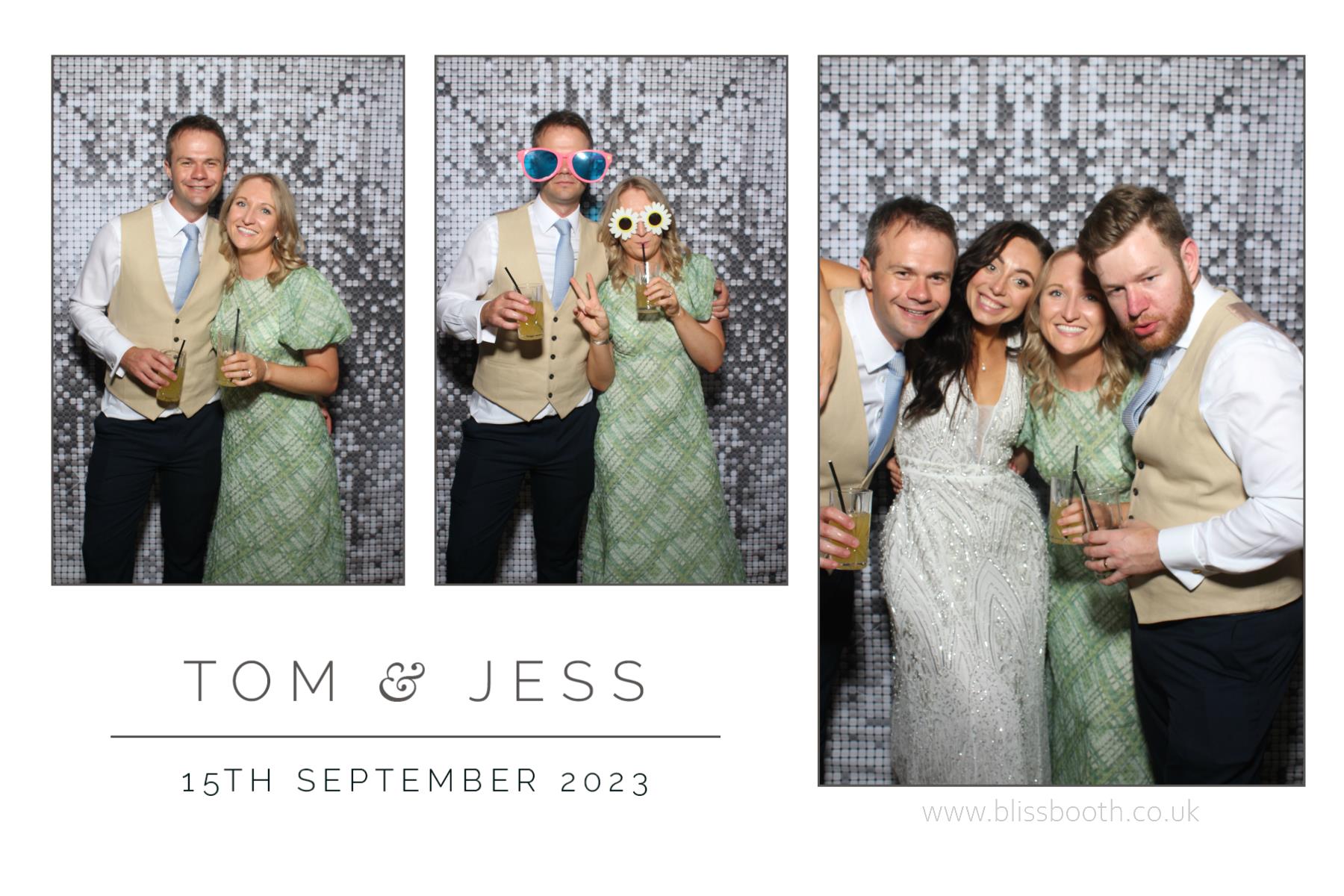 Tom and Jess | View more photos from the event at gallery.blissbooth.co.uk/u/BlissBooth/Tom-and-Jess