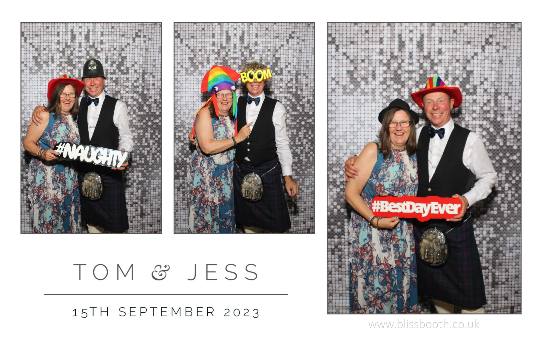 Tom and Jess | View more photos from the event at gallery.blissbooth.co.uk/u/BlissBooth/Tom-and-Jess