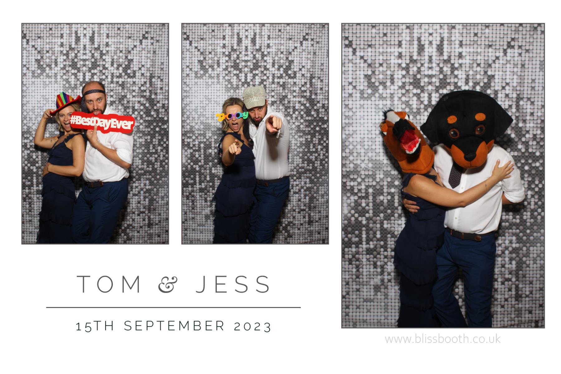 Tom and Jess | View more photos from the event at gallery.blissbooth.co.uk/u/BlissBooth/Tom-and-Jess