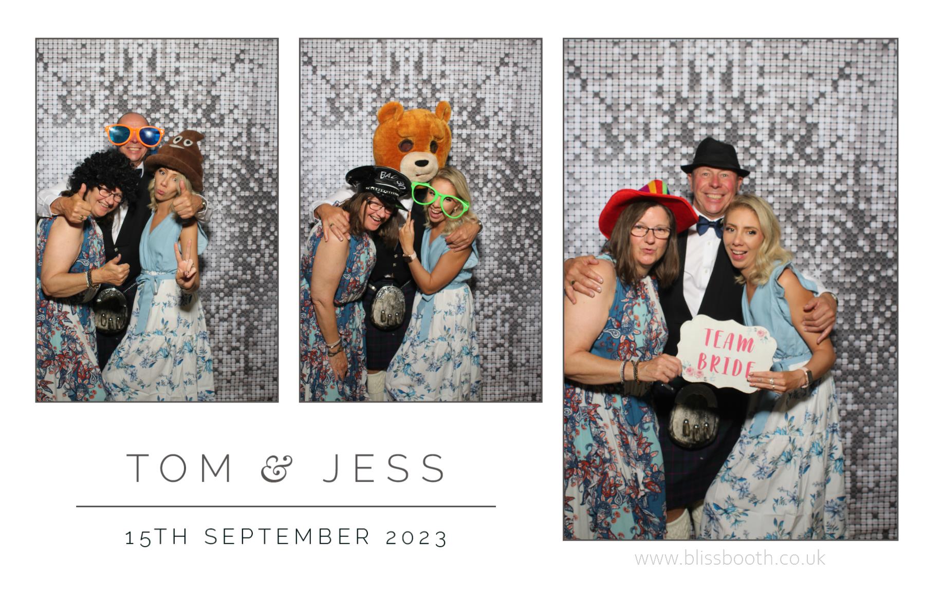Tom and Jess | View more photos from the event at gallery.blissbooth.co.uk/u/BlissBooth/Tom-and-Jess