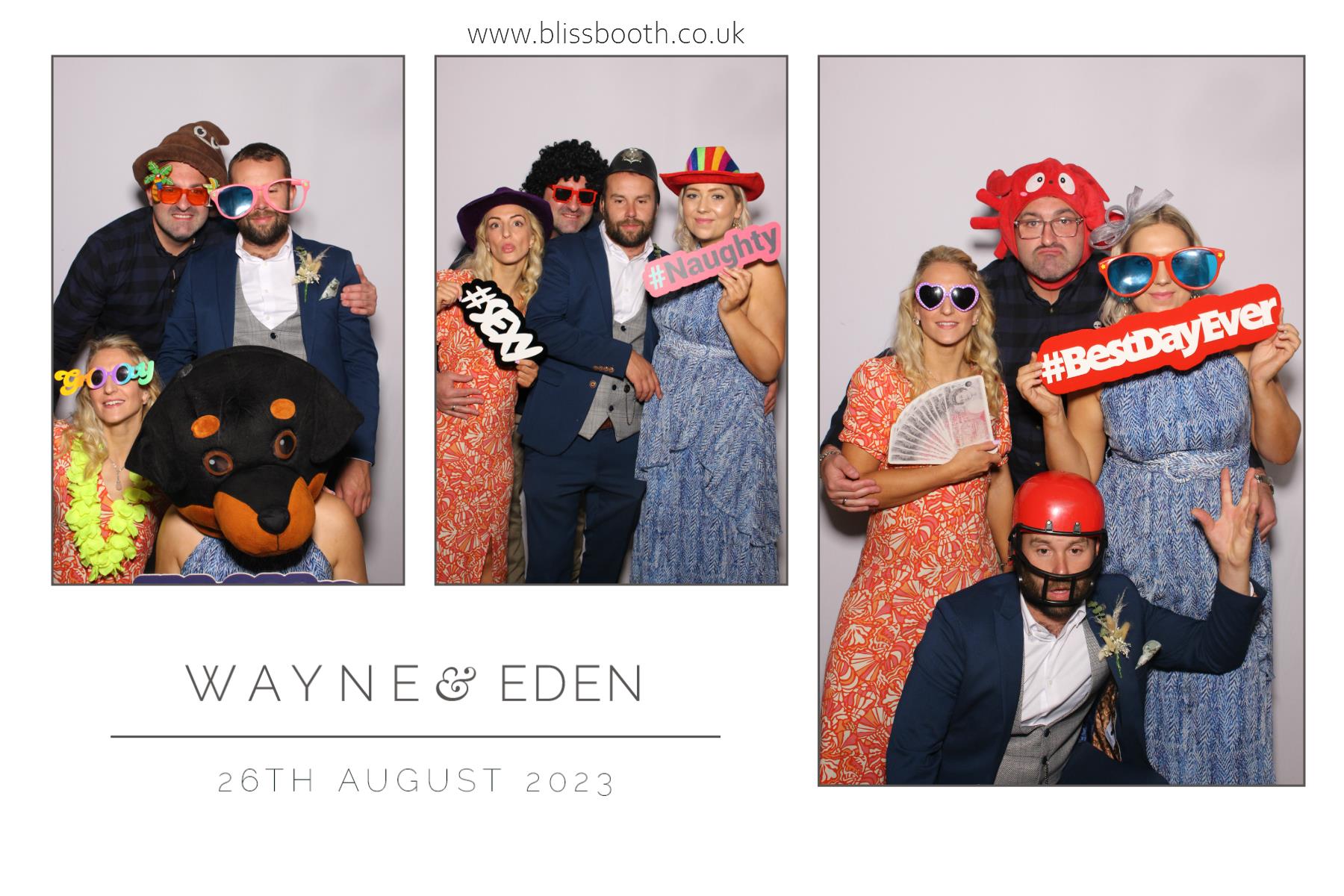 Wayne & Eden | View more photos from the event at gallery.blissbooth.co.uk/u/BlissBooth/Wayne-Eden