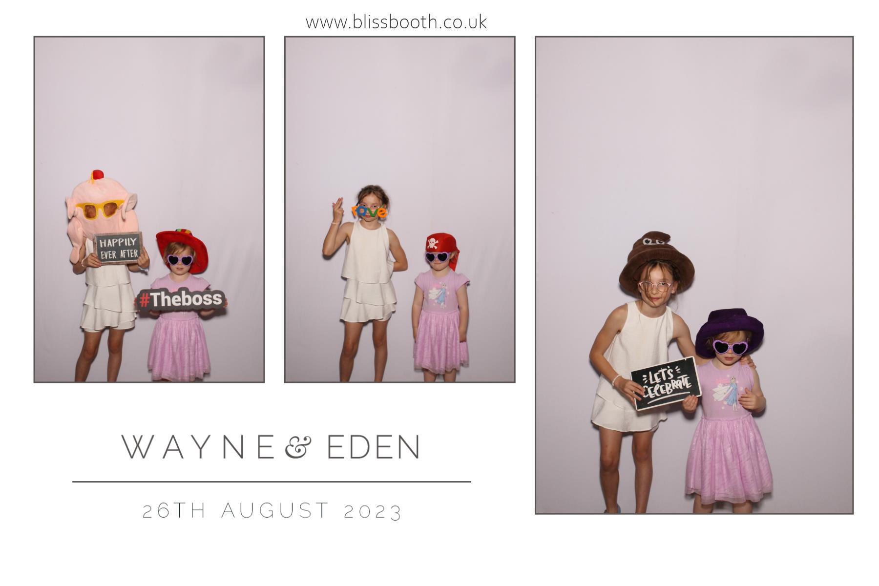 Wayne & Eden | View more photos from the event at gallery.blissbooth.co.uk/u/BlissBooth/Wayne-Eden