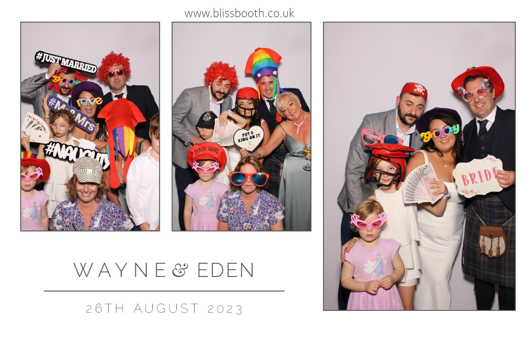 Wayne & Eden | View more photos from the event at gallery.blissbooth.co.uk/u/BlissBooth/Wayne-Eden