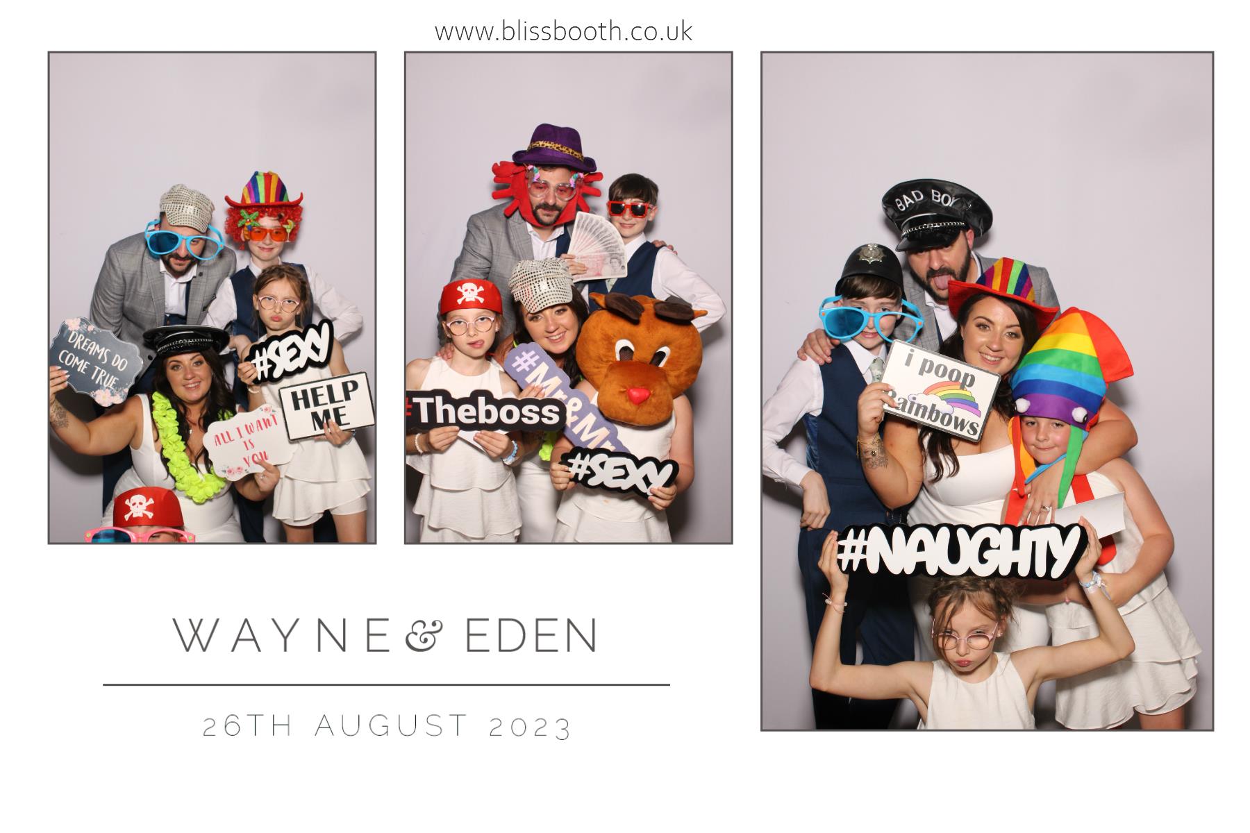 Wayne & Eden | View more photos from the event at gallery.blissbooth.co.uk/u/BlissBooth/Wayne-Eden