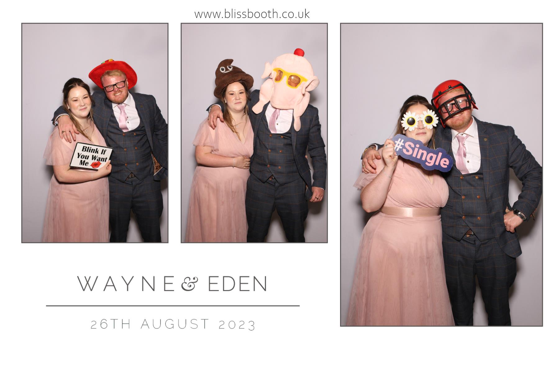 Wayne & Eden | View more photos from the event at gallery.blissbooth.co.uk/u/BlissBooth/Wayne-Eden