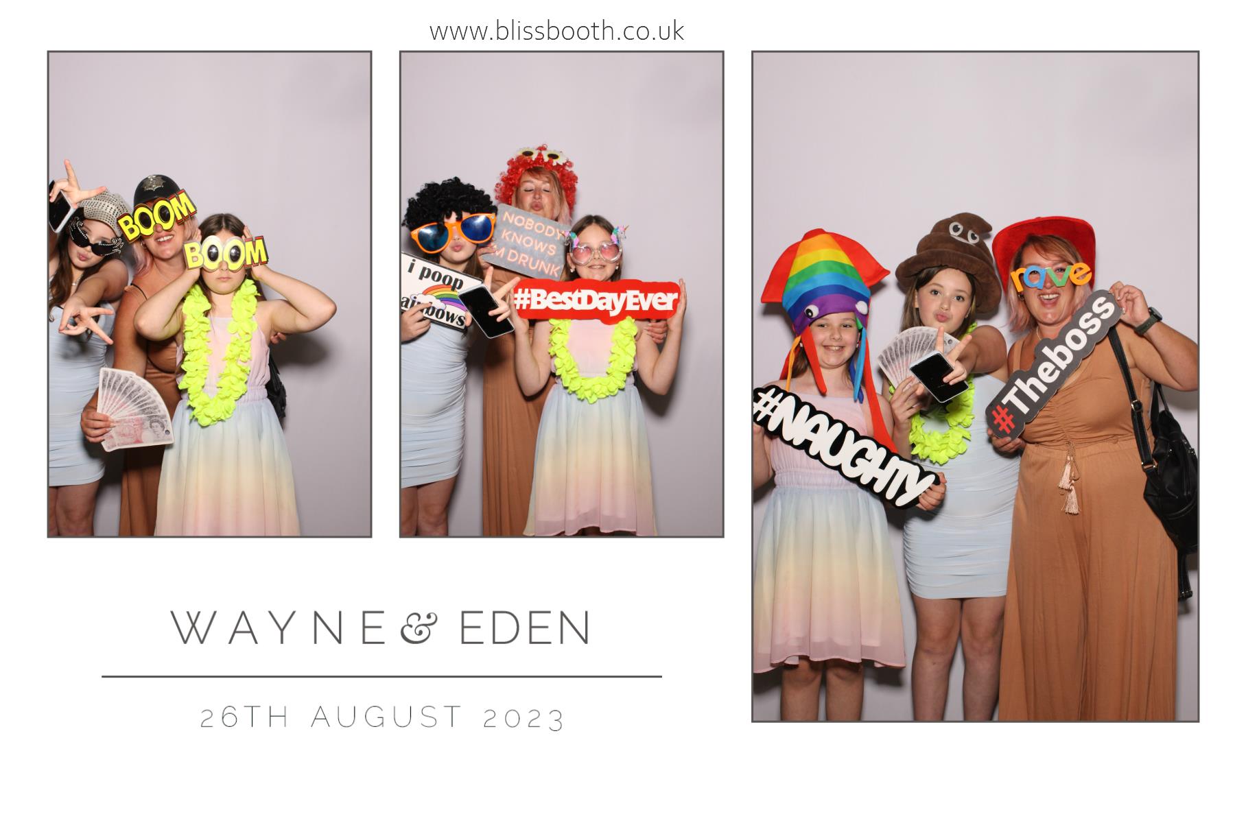 Wayne & Eden | View more photos from the event at gallery.blissbooth.co.uk/u/BlissBooth/Wayne-Eden