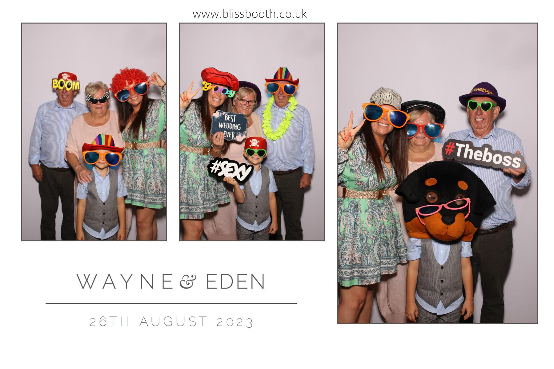 Wayne & Eden | View more photos from the event at gallery.blissbooth.co.uk/u/BlissBooth/Wayne-Eden