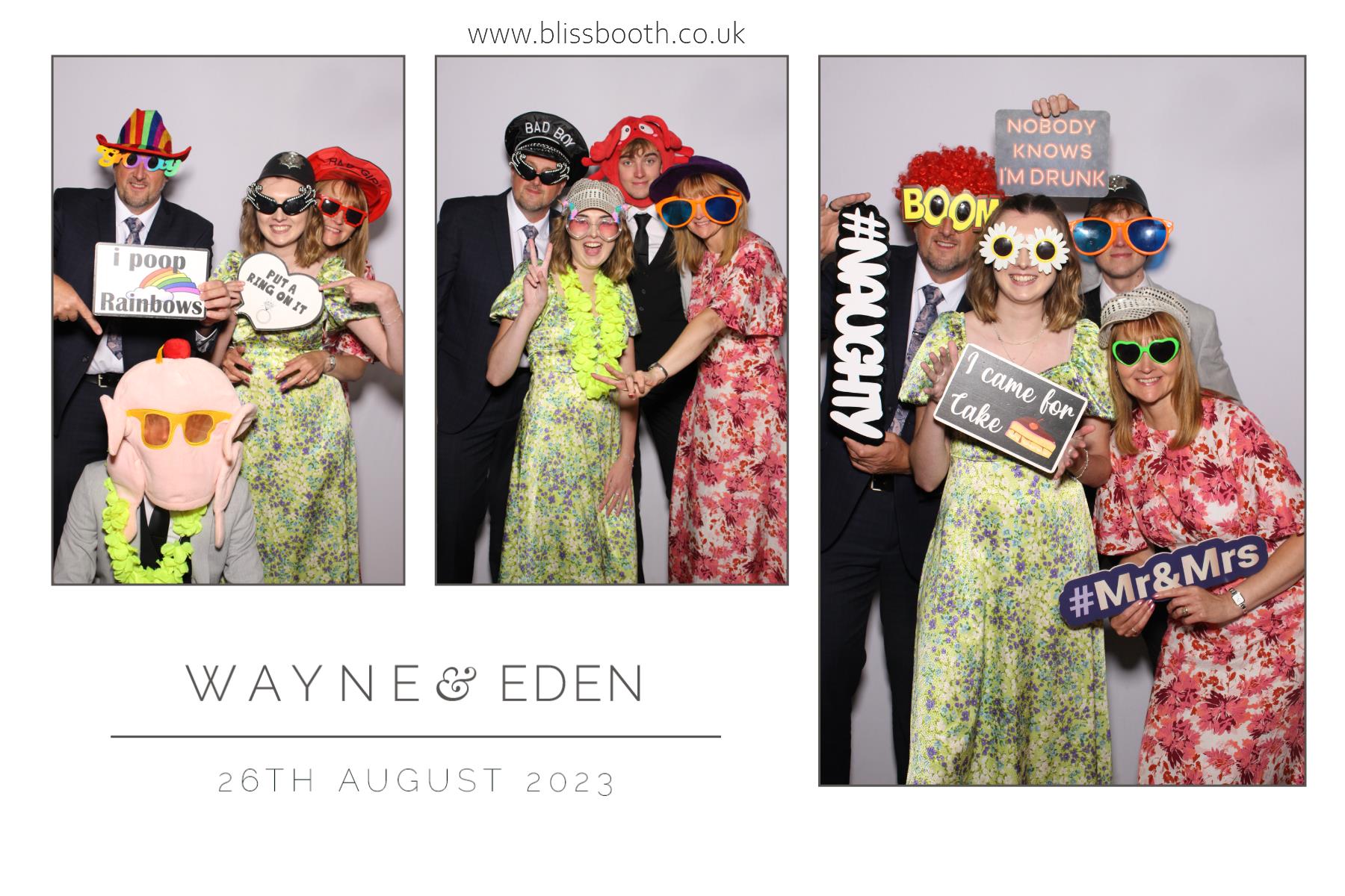Wayne & Eden | View more photos from the event at gallery.blissbooth.co.uk/u/BlissBooth/Wayne-Eden