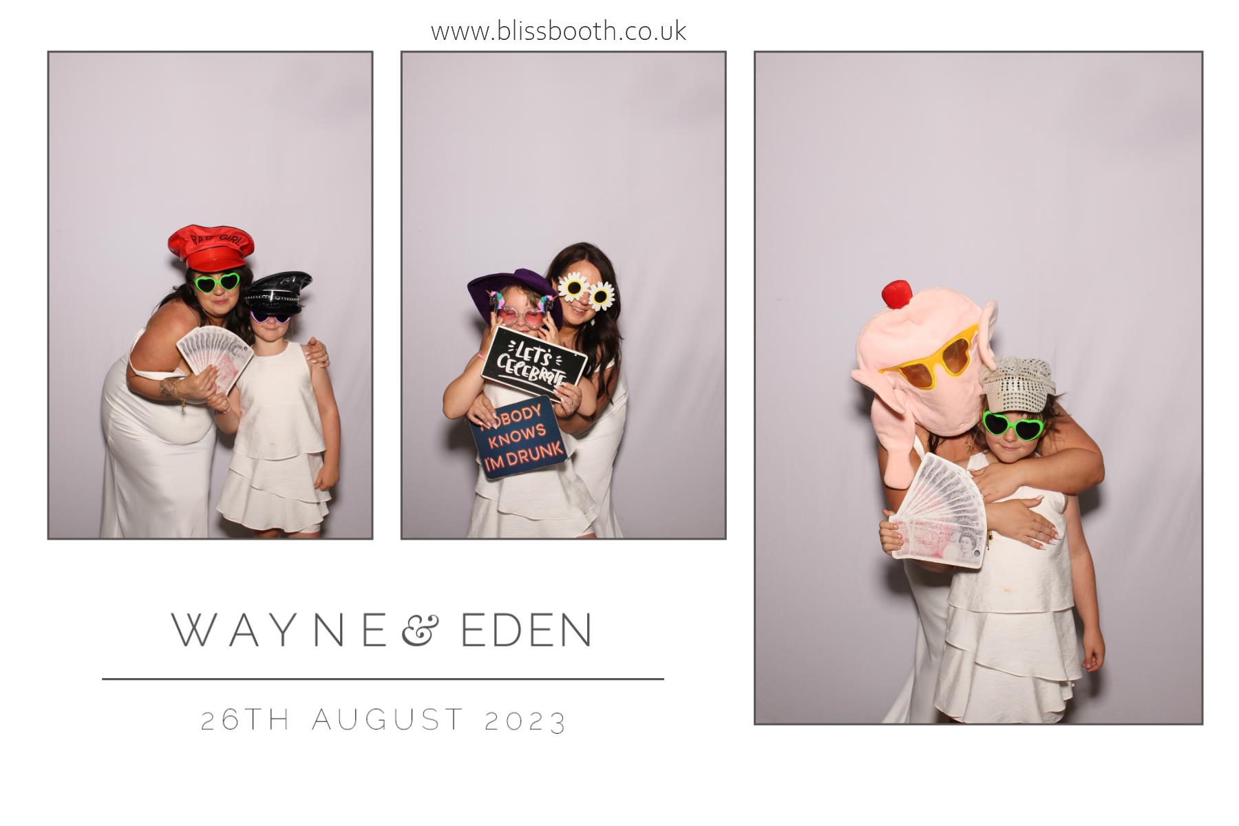 Wayne & Eden | View more photos from the event at gallery.blissbooth.co.uk/u/BlissBooth/Wayne-Eden