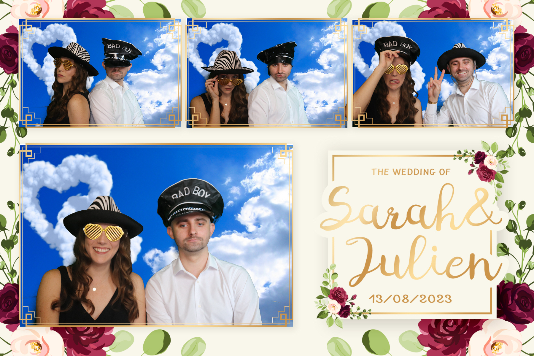 sarah and Julien | View more photos from the event at gallery.blissbooth.co.uk/u/BlissBooth/sarah-and-Julien