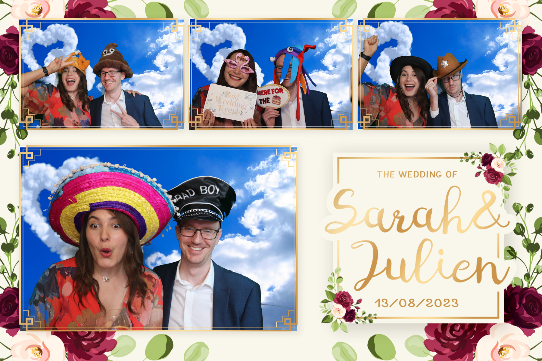 sarah and Julien | View more photos from the event at gallery.blissbooth.co.uk/u/BlissBooth/sarah-and-Julien