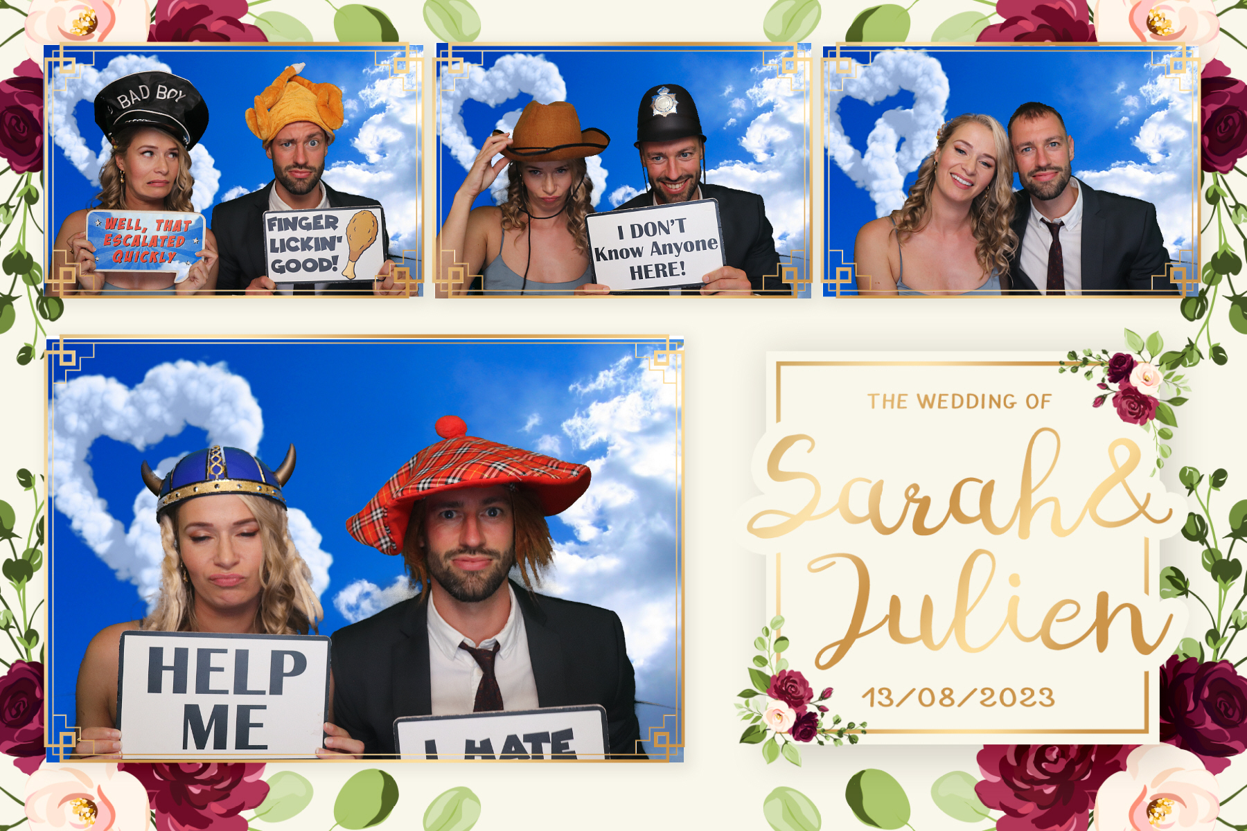 sarah and Julien | View more photos from the event at gallery.blissbooth.co.uk/u/BlissBooth/sarah-and-Julien