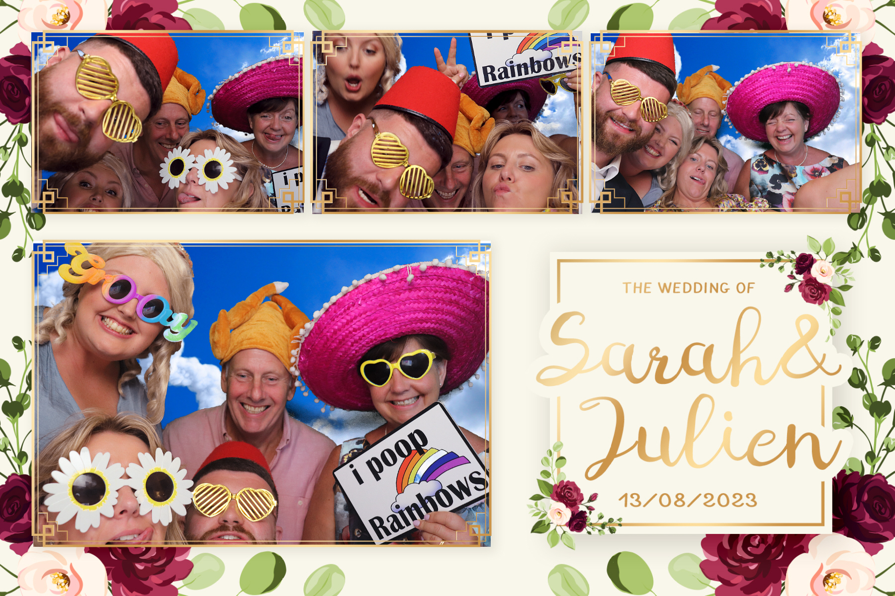 sarah and Julien | View more photos from the event at gallery.blissbooth.co.uk/u/BlissBooth/sarah-and-Julien
