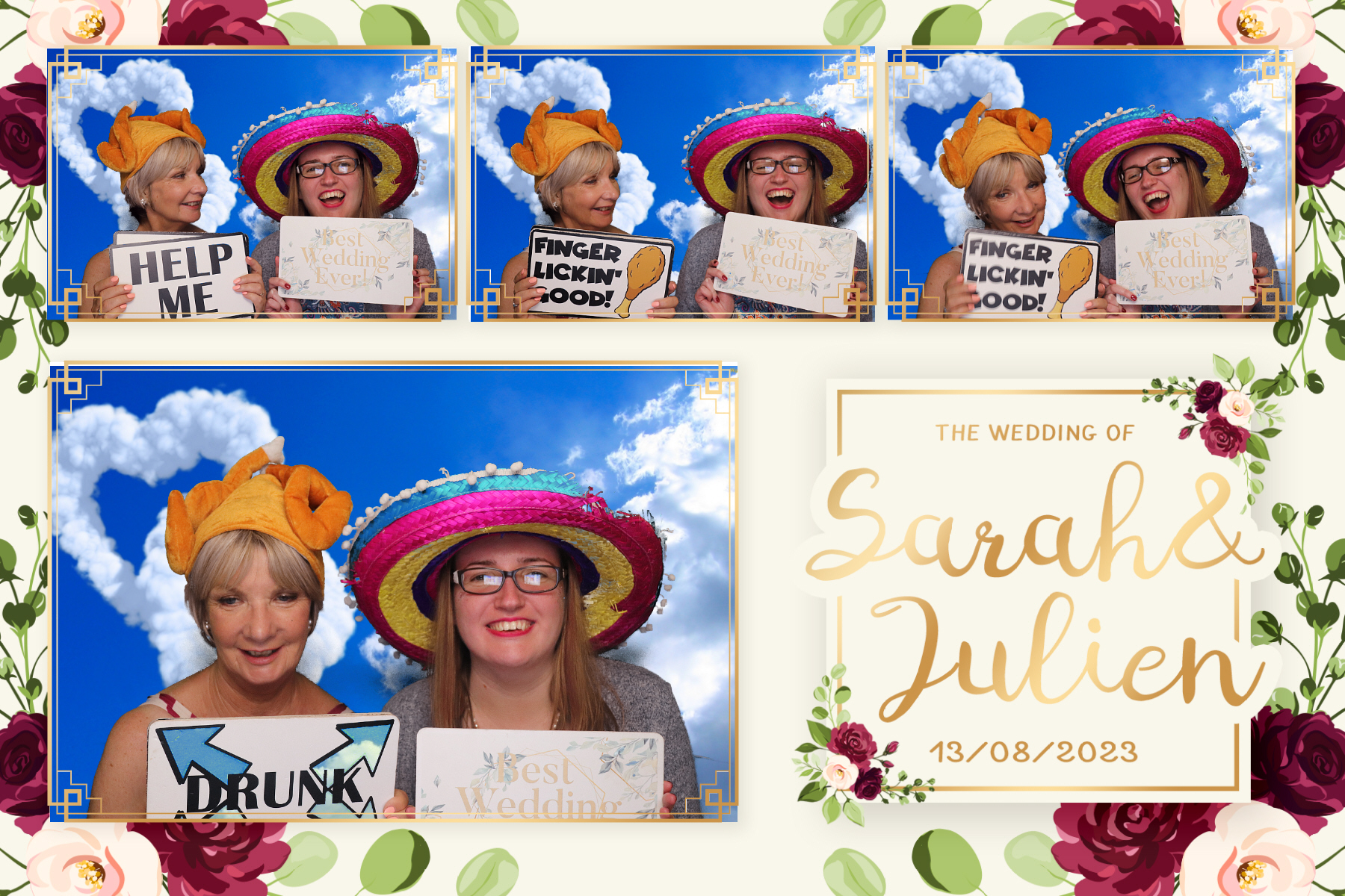 sarah and Julien | View more photos from the event at gallery.blissbooth.co.uk/u/BlissBooth/sarah-and-Julien