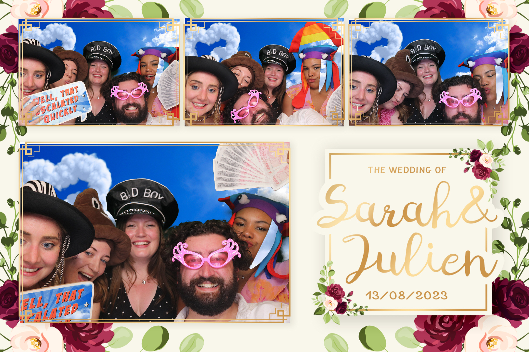 sarah and Julien | View more photos from the event at gallery.blissbooth.co.uk/u/BlissBooth/sarah-and-Julien
