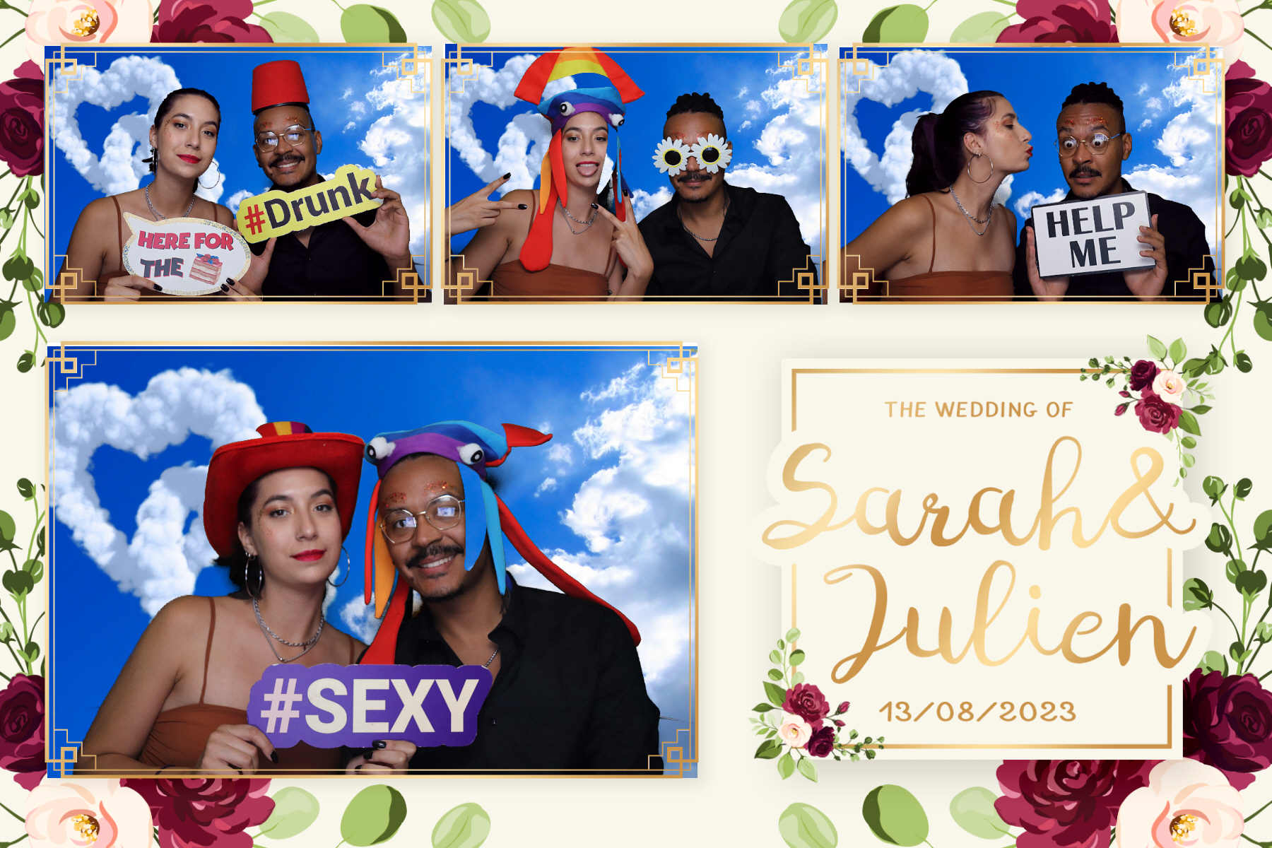 sarah and Julien | View more photos from the event at gallery.blissbooth.co.uk/u/BlissBooth/sarah-and-Julien
