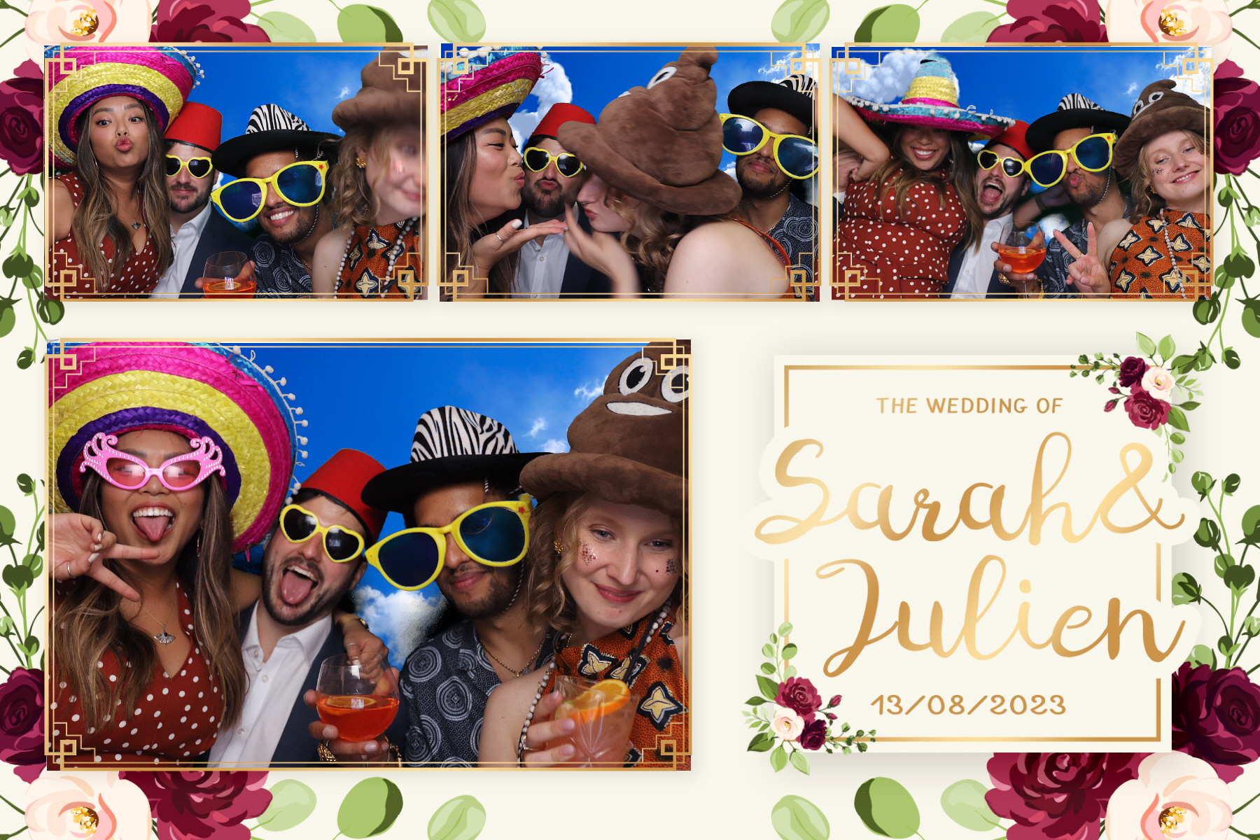 sarah and Julien | View more photos from the event at gallery.blissbooth.co.uk/u/BlissBooth/sarah-and-Julien