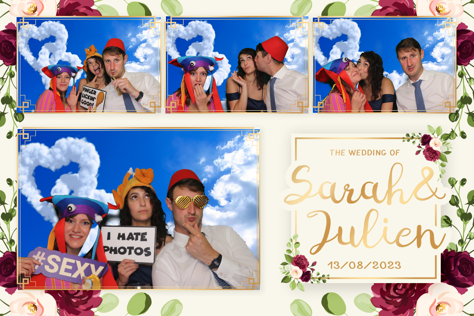 sarah and Julien | View more photos from the event at gallery.blissbooth.co.uk/u/BlissBooth/sarah-and-Julien