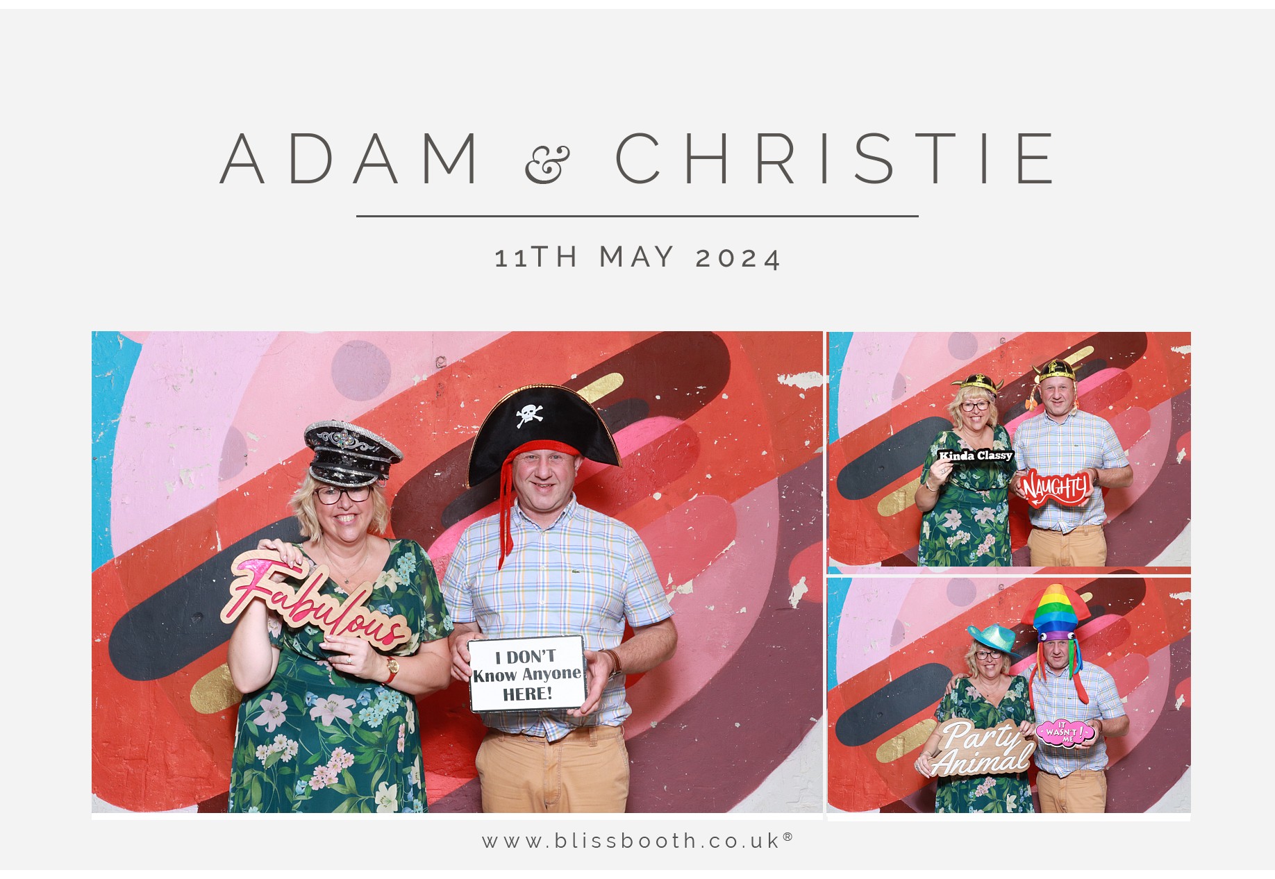 Adam & Christie | View more photos from the event at gallery.blissbooth.co.uk/u/BlissBooth/Adam-Christie