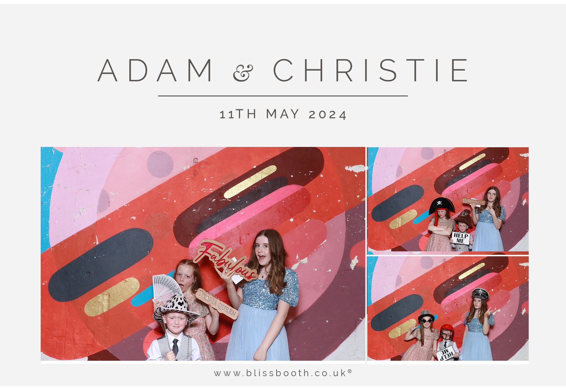 Adam & Christie | View more photos from the event at gallery.blissbooth.co.uk/u/BlissBooth/Adam-Christie