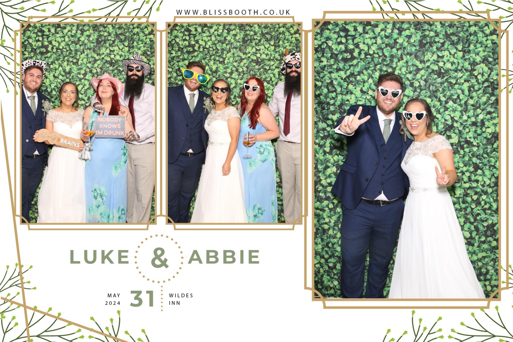 Luke and Abbie | View more photos from the event at gallery.blissbooth.co.uk/u/BlissBooth/Luke-and-Abbie