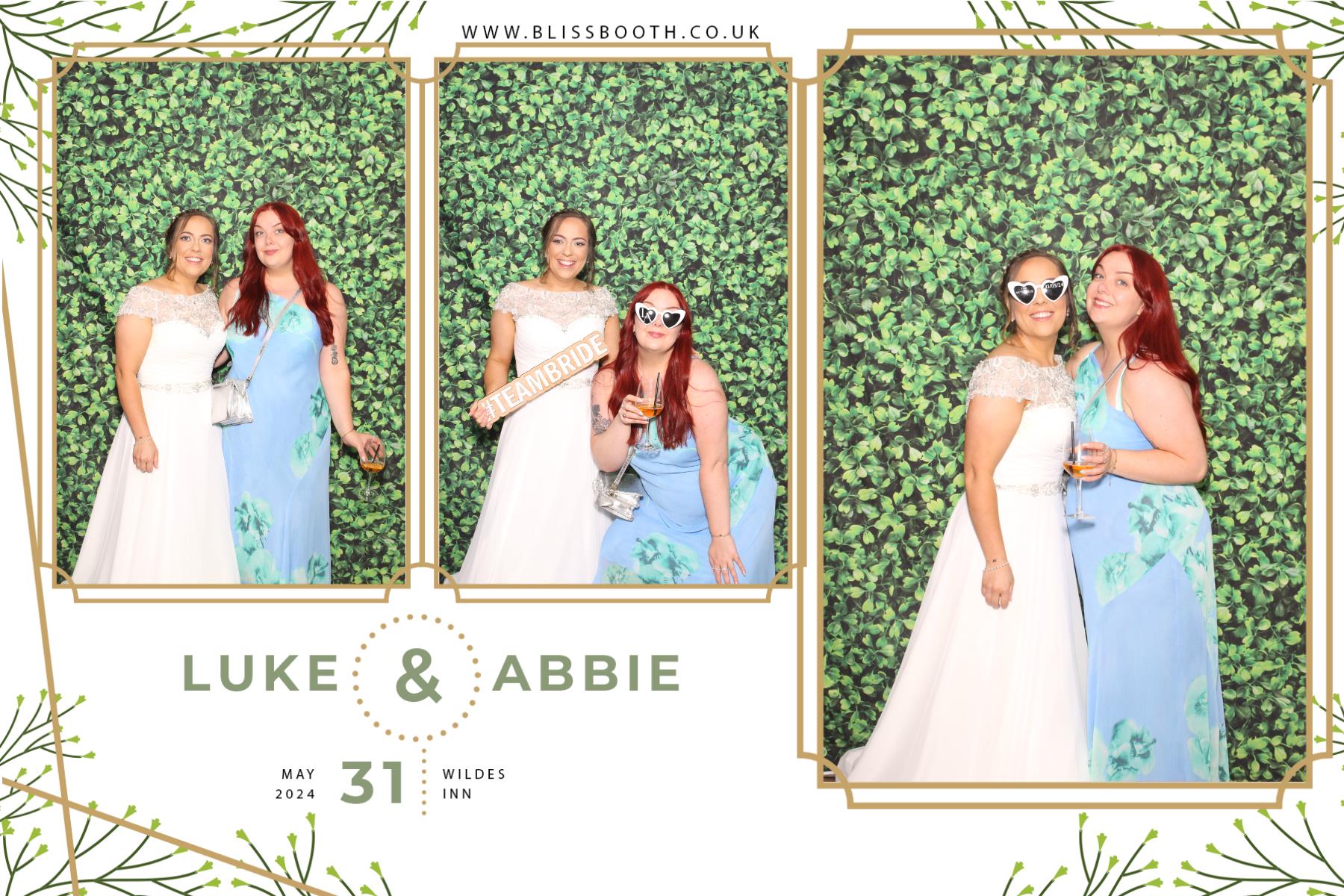Luke and Abbie | View more photos from the event at gallery.blissbooth.co.uk/u/BlissBooth/Luke-and-Abbie
