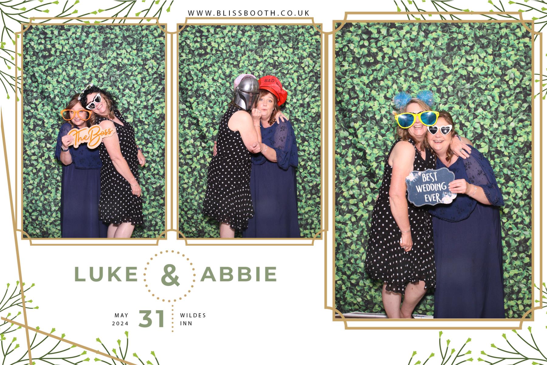 Luke and Abbie | View more photos from the event at gallery.blissbooth.co.uk/u/BlissBooth/Luke-and-Abbie