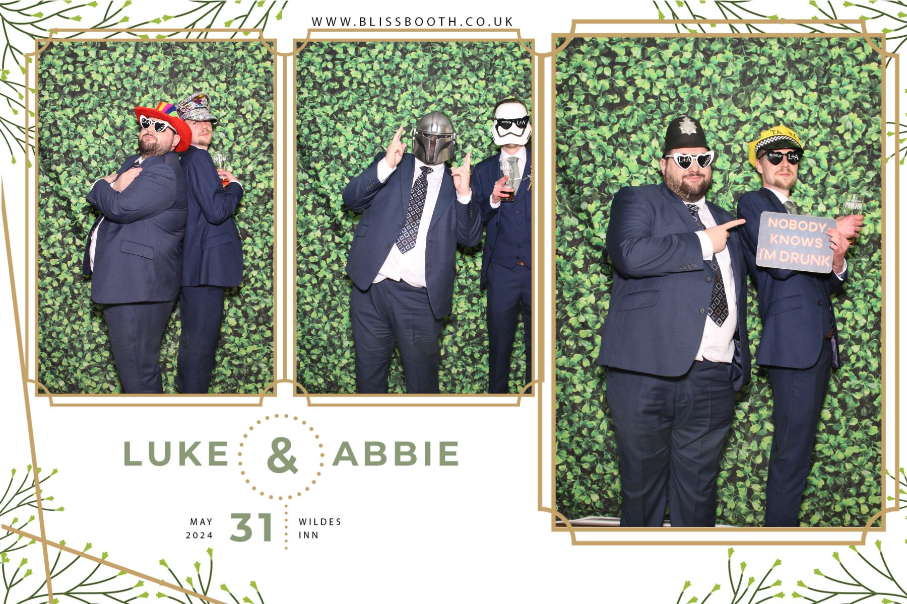 Luke and Abbie | View more photos from the event at gallery.blissbooth.co.uk/u/BlissBooth/Luke-and-Abbie