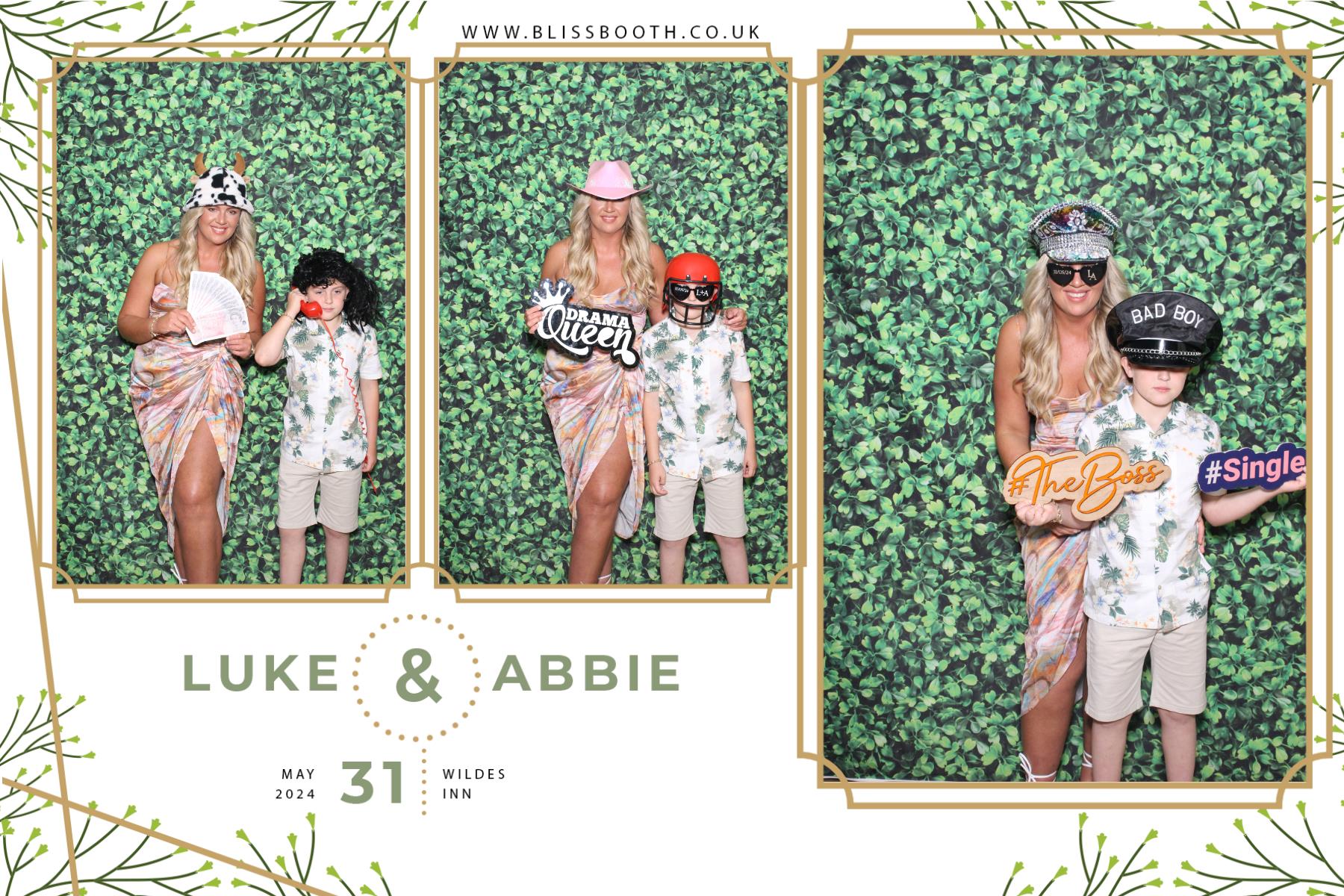 Luke and Abbie | View more photos from the event at gallery.blissbooth.co.uk/u/BlissBooth/Luke-and-Abbie