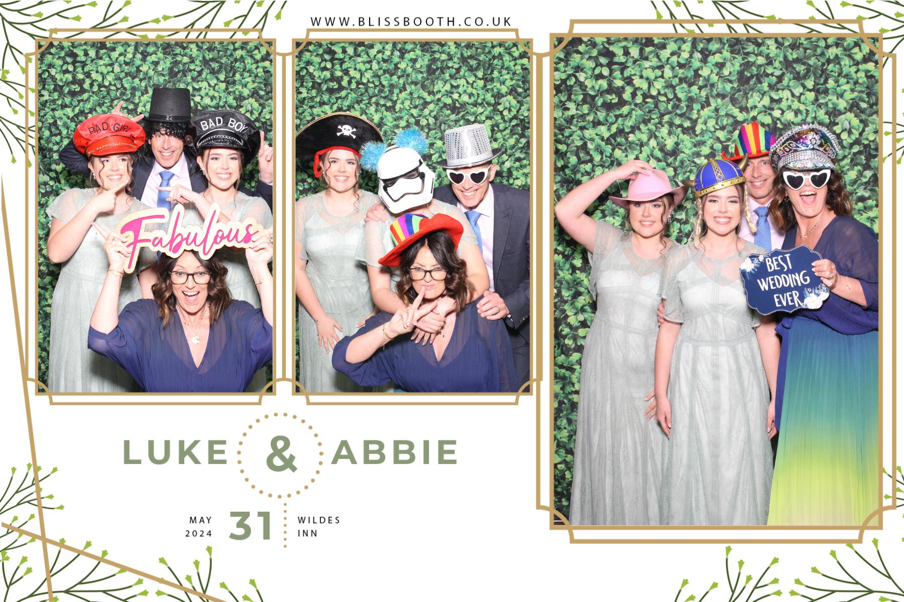 Luke and Abbie | View more photos from the event at gallery.blissbooth.co.uk/u/BlissBooth/Luke-and-Abbie