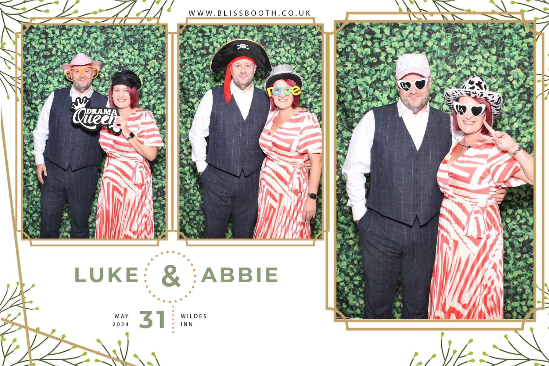 Luke and Abbie | View more photos from the event at gallery.blissbooth.co.uk/u/BlissBooth/Luke-and-Abbie