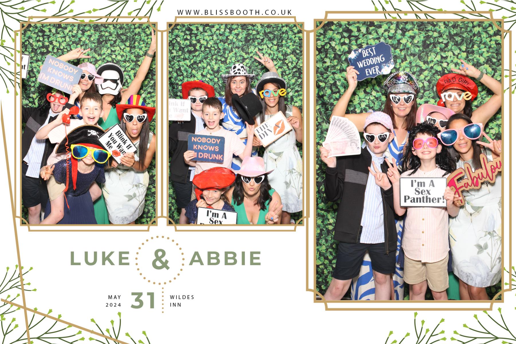 Luke and Abbie | View more photos from the event at gallery.blissbooth.co.uk/u/BlissBooth/Luke-and-Abbie