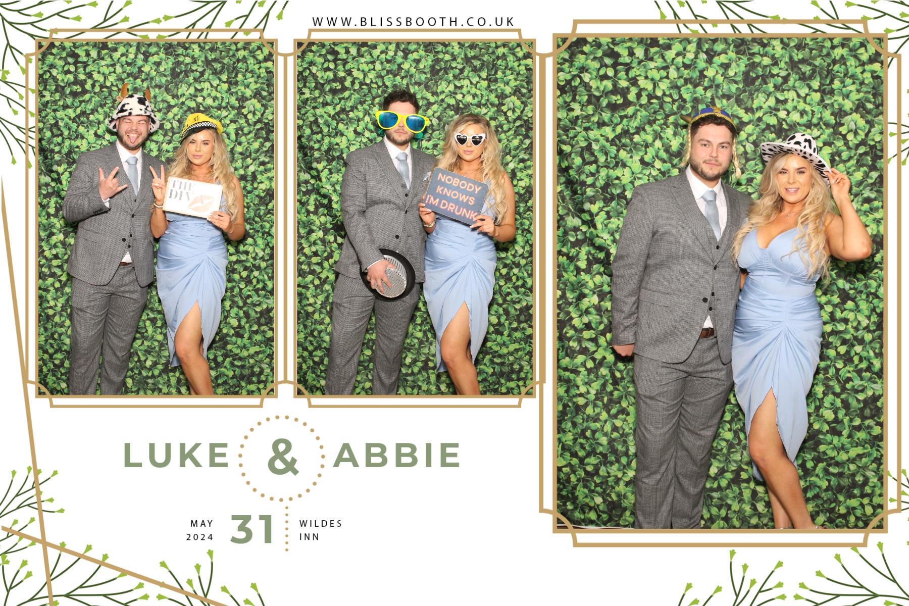 Luke and Abbie | View more photos from the event at gallery.blissbooth.co.uk/u/BlissBooth/Luke-and-Abbie