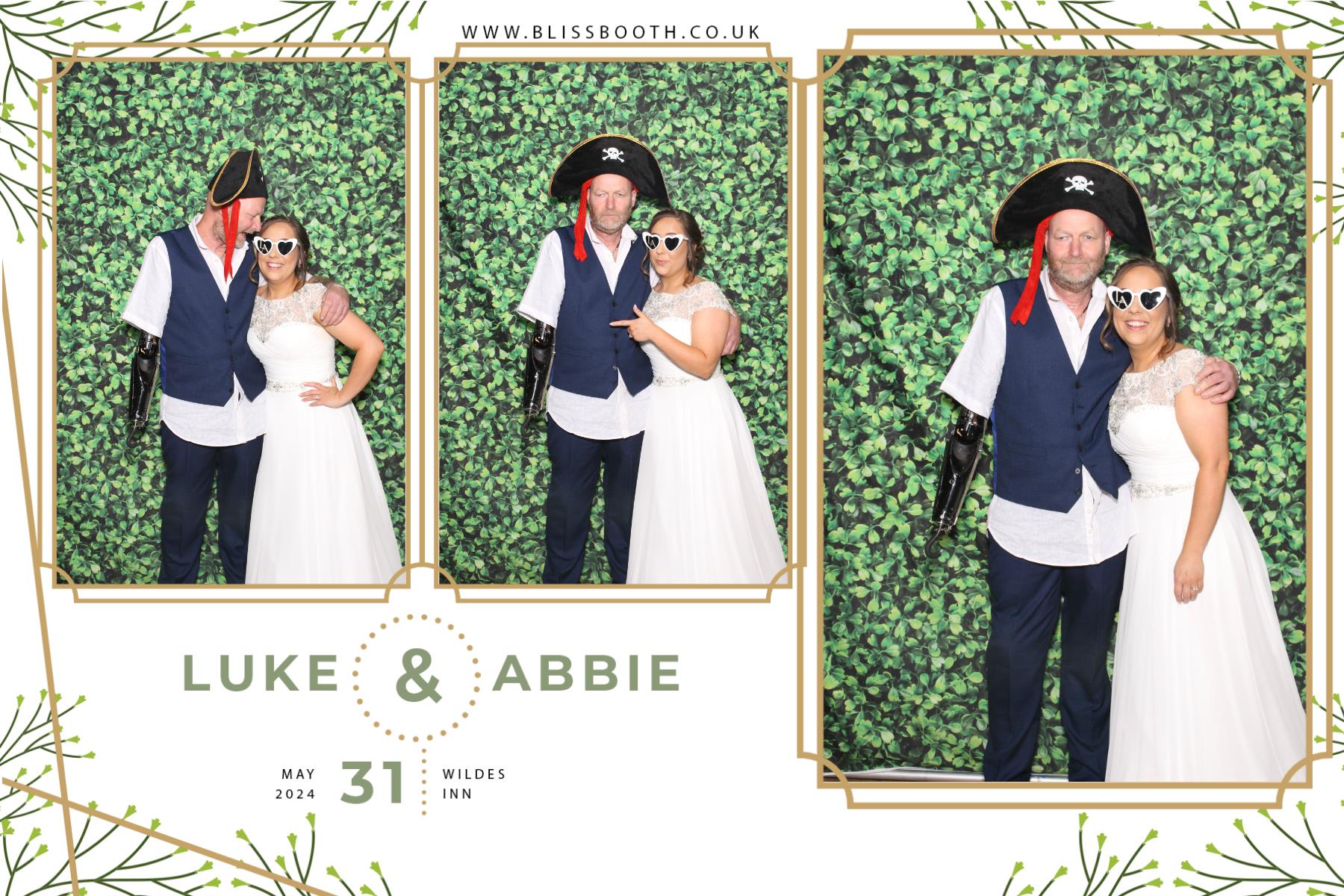Luke and Abbie | View more photos from the event at gallery.blissbooth.co.uk/u/BlissBooth/Luke-and-Abbie