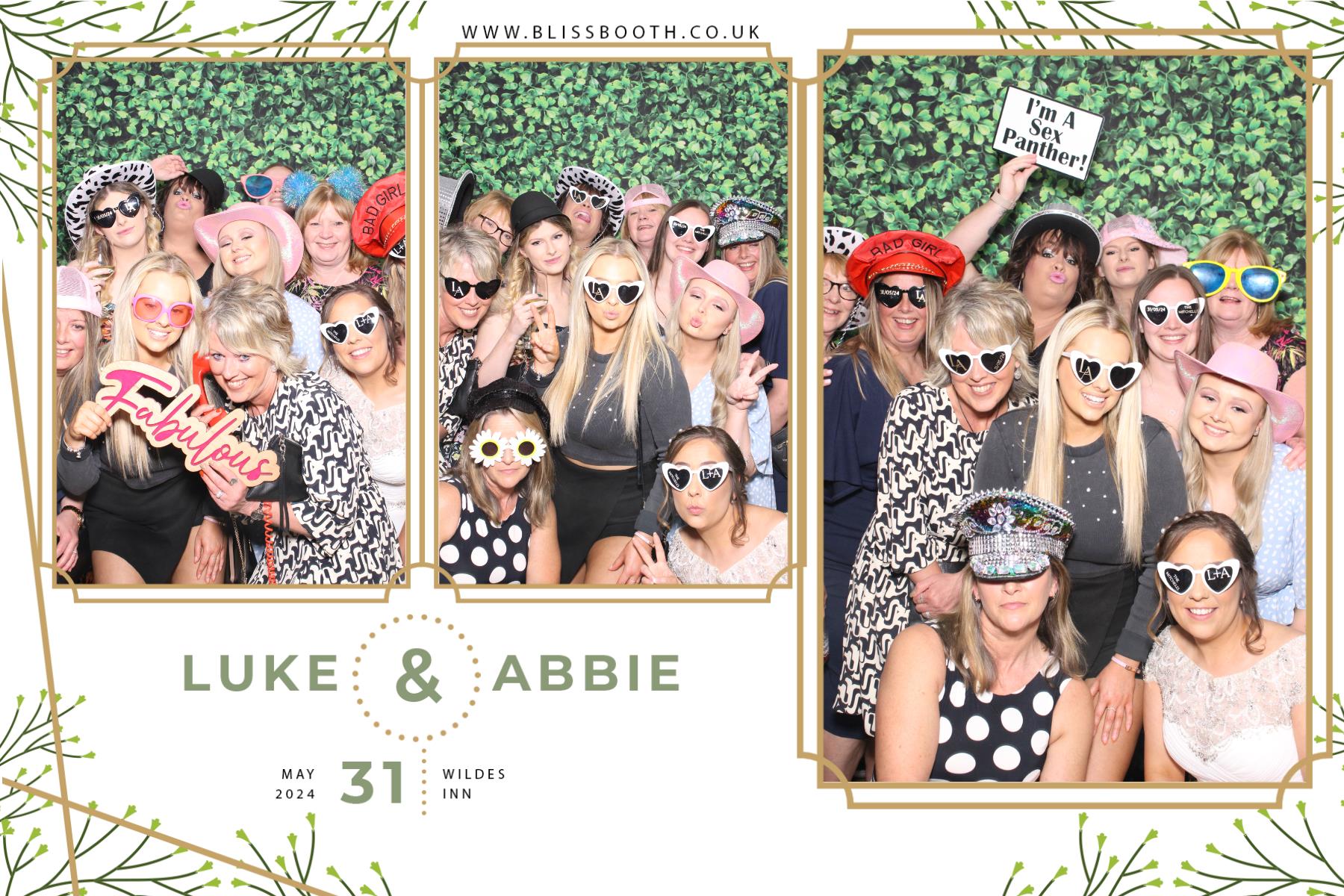 Luke and Abbie | View more photos from the event at gallery.blissbooth.co.uk/u/BlissBooth/Luke-and-Abbie