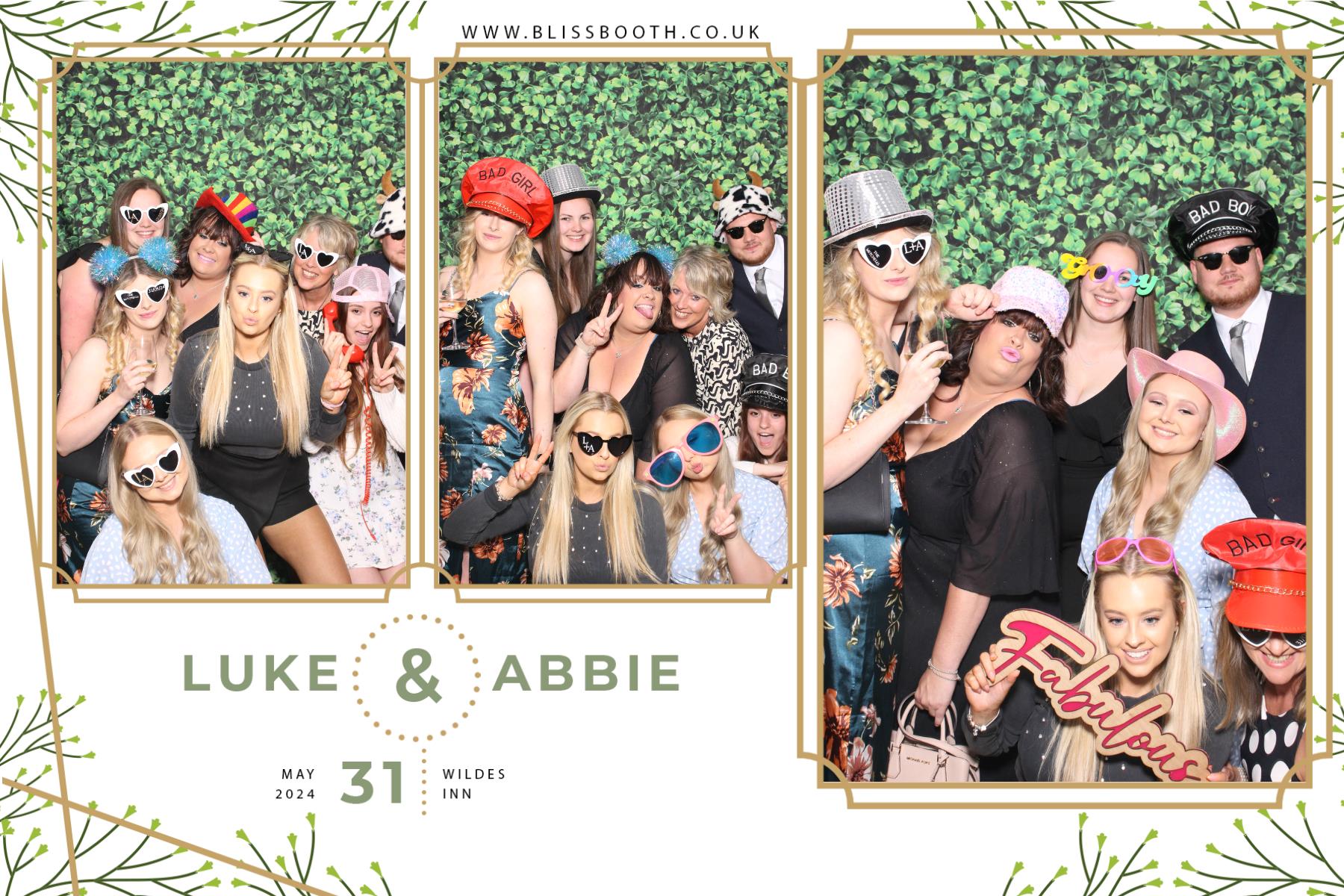 Luke and Abbie | View more photos from the event at gallery.blissbooth.co.uk/u/BlissBooth/Luke-and-Abbie