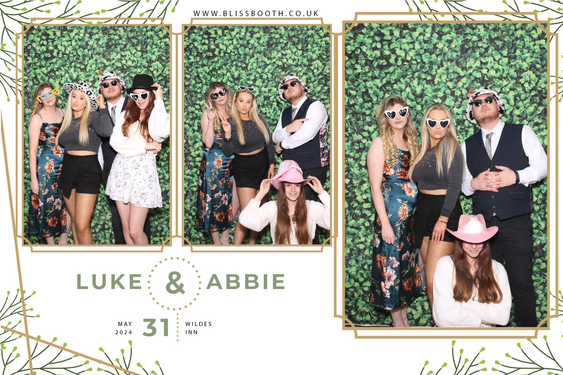 Luke and Abbie | View more photos from the event at gallery.blissbooth.co.uk/u/BlissBooth/Luke-and-Abbie