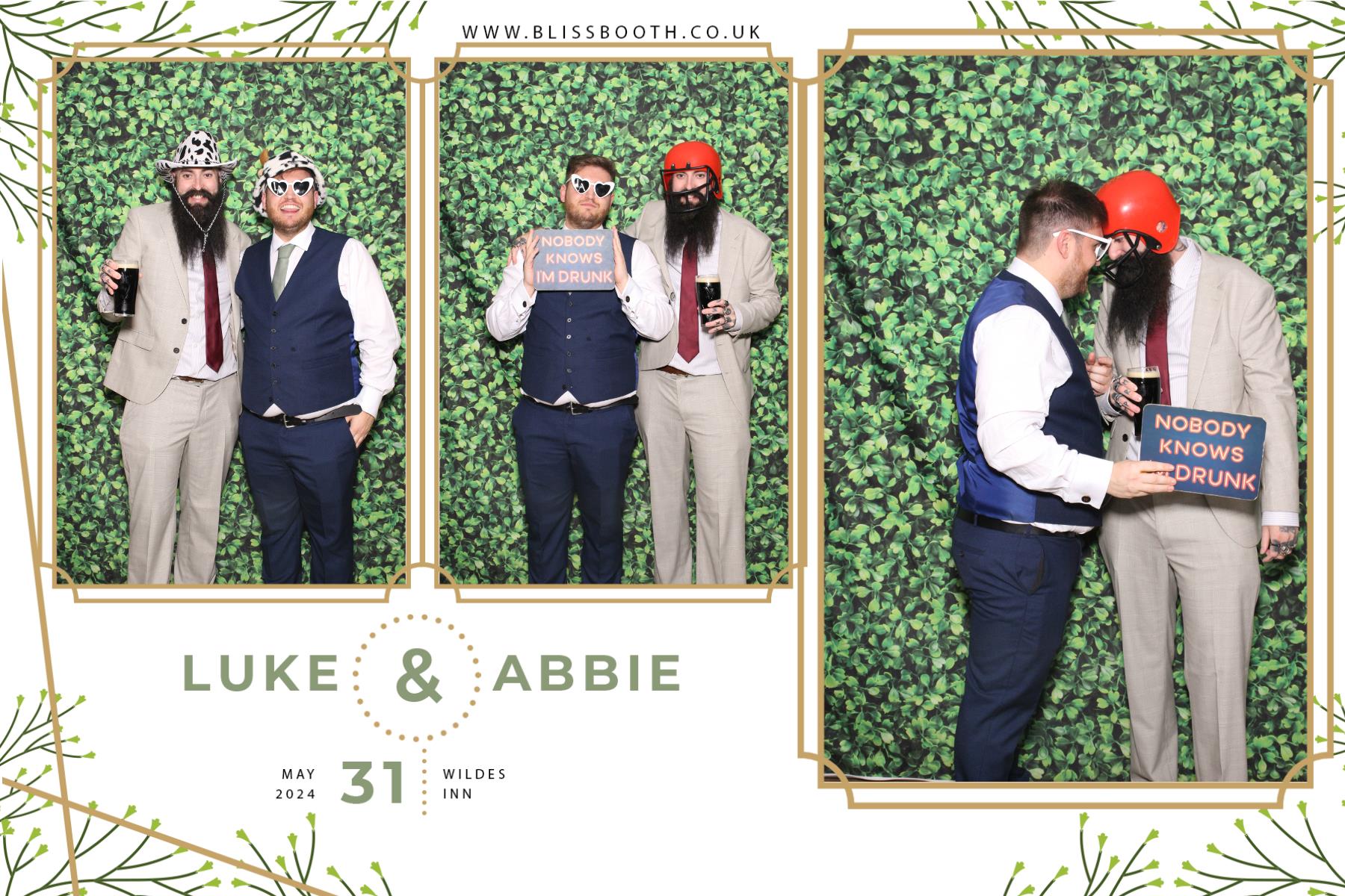 Luke and Abbie | View more photos from the event at gallery.blissbooth.co.uk/u/BlissBooth/Luke-and-Abbie