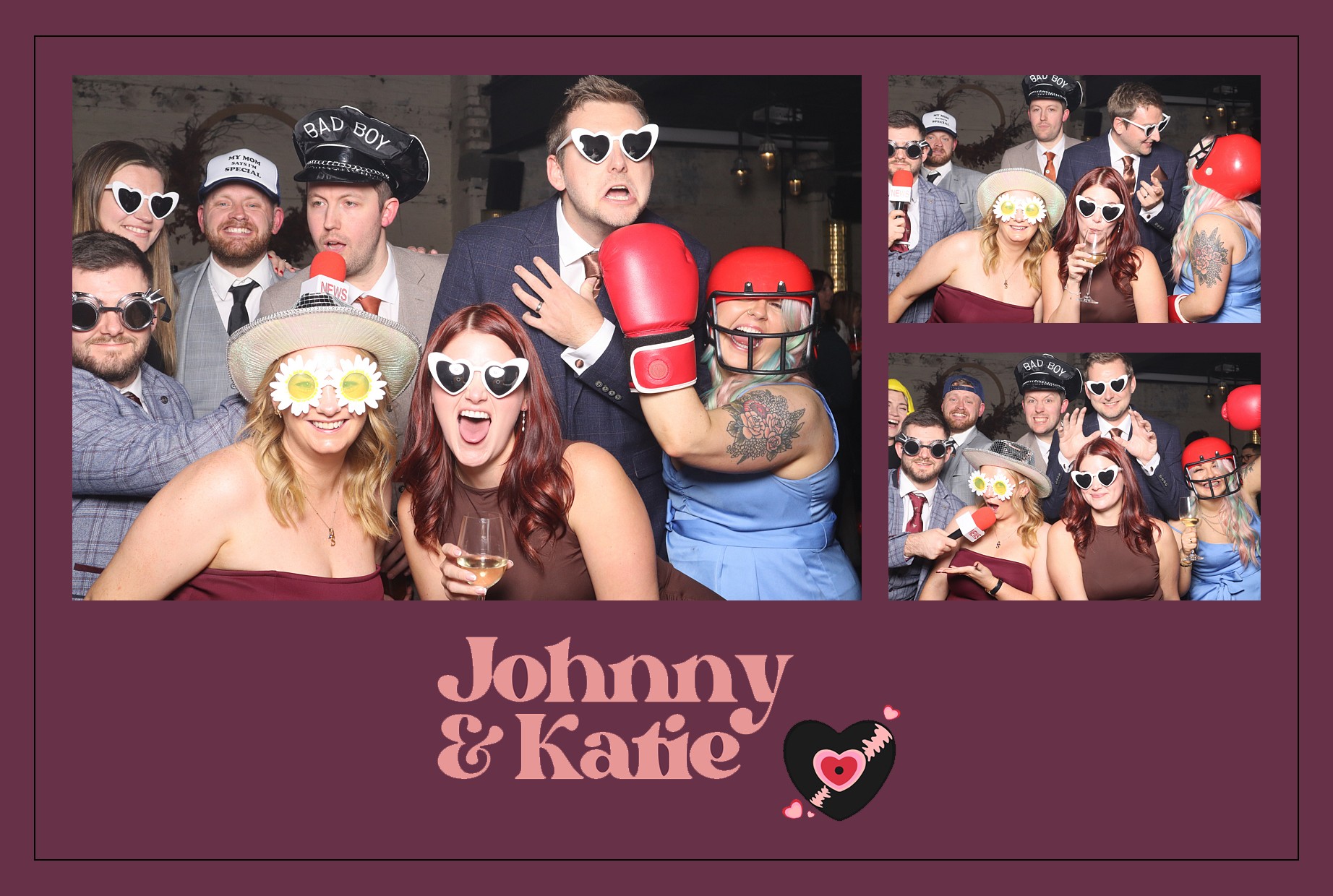 Johnny and Katie | View more photos from the event at gallery.blissbooth.co.uk/u/BlissBooth/Johnny-and-Katie-0
