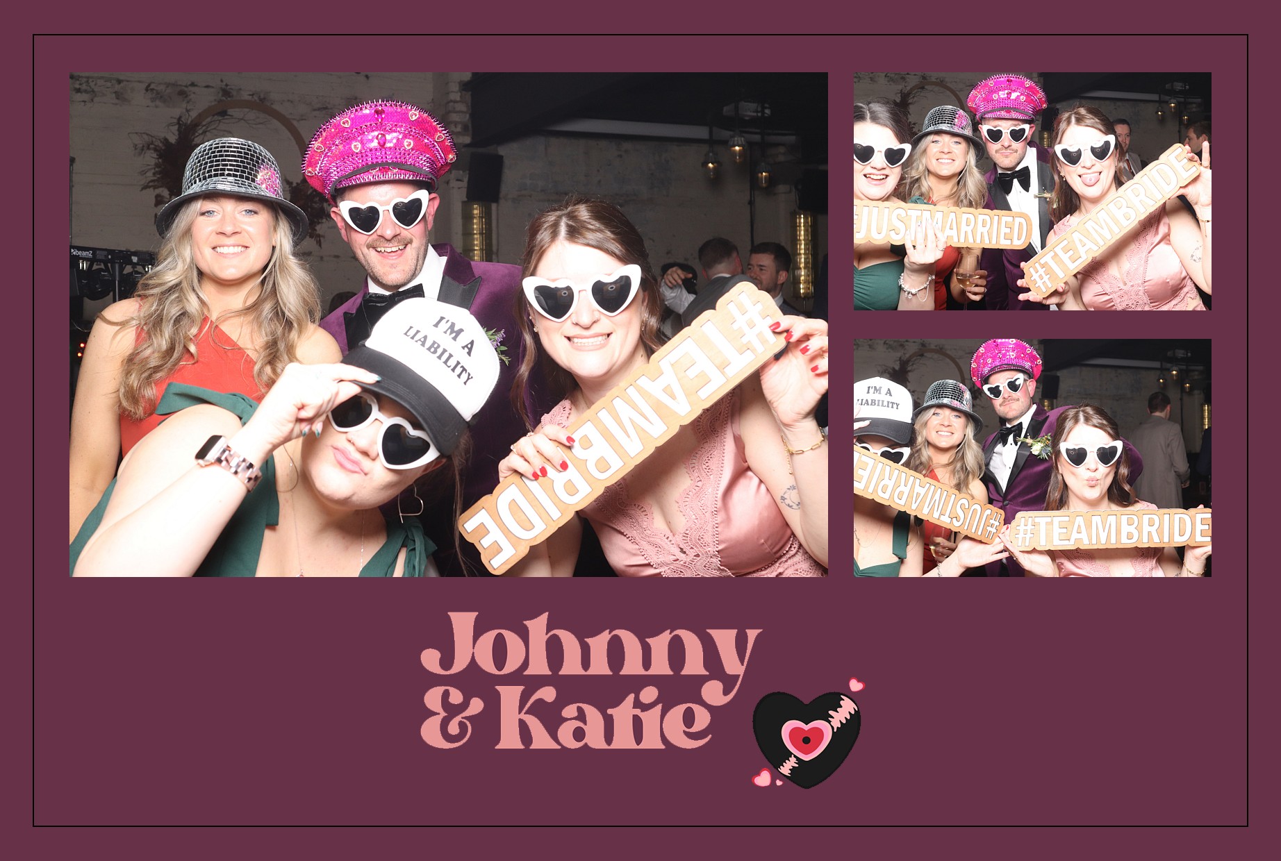 Johnny and Katie | View more photos from the event at gallery.blissbooth.co.uk/u/BlissBooth/Johnny-and-Katie-0
