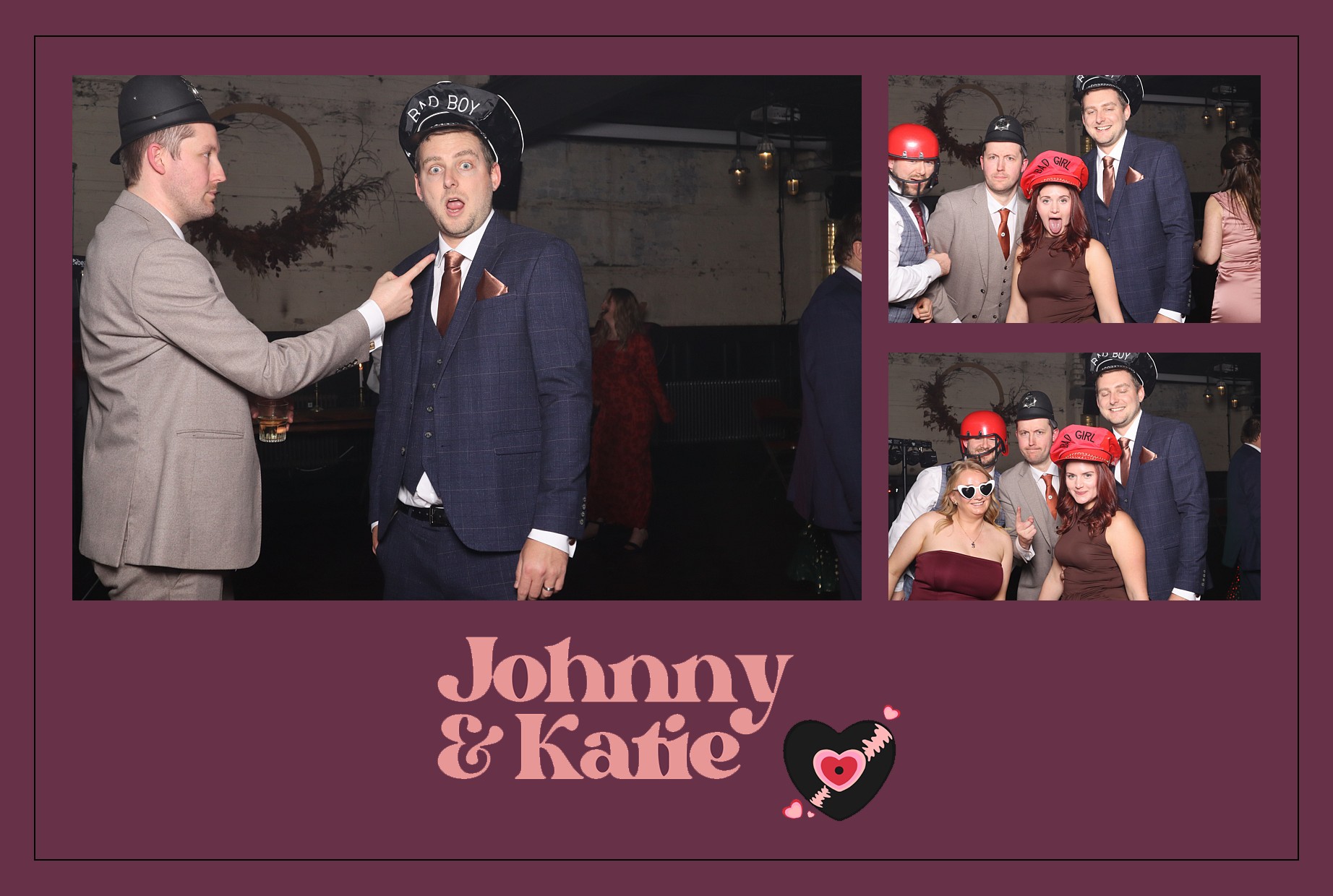Johnny and Katie | View more photos from the event at gallery.blissbooth.co.uk/u/BlissBooth/Johnny-and-Katie