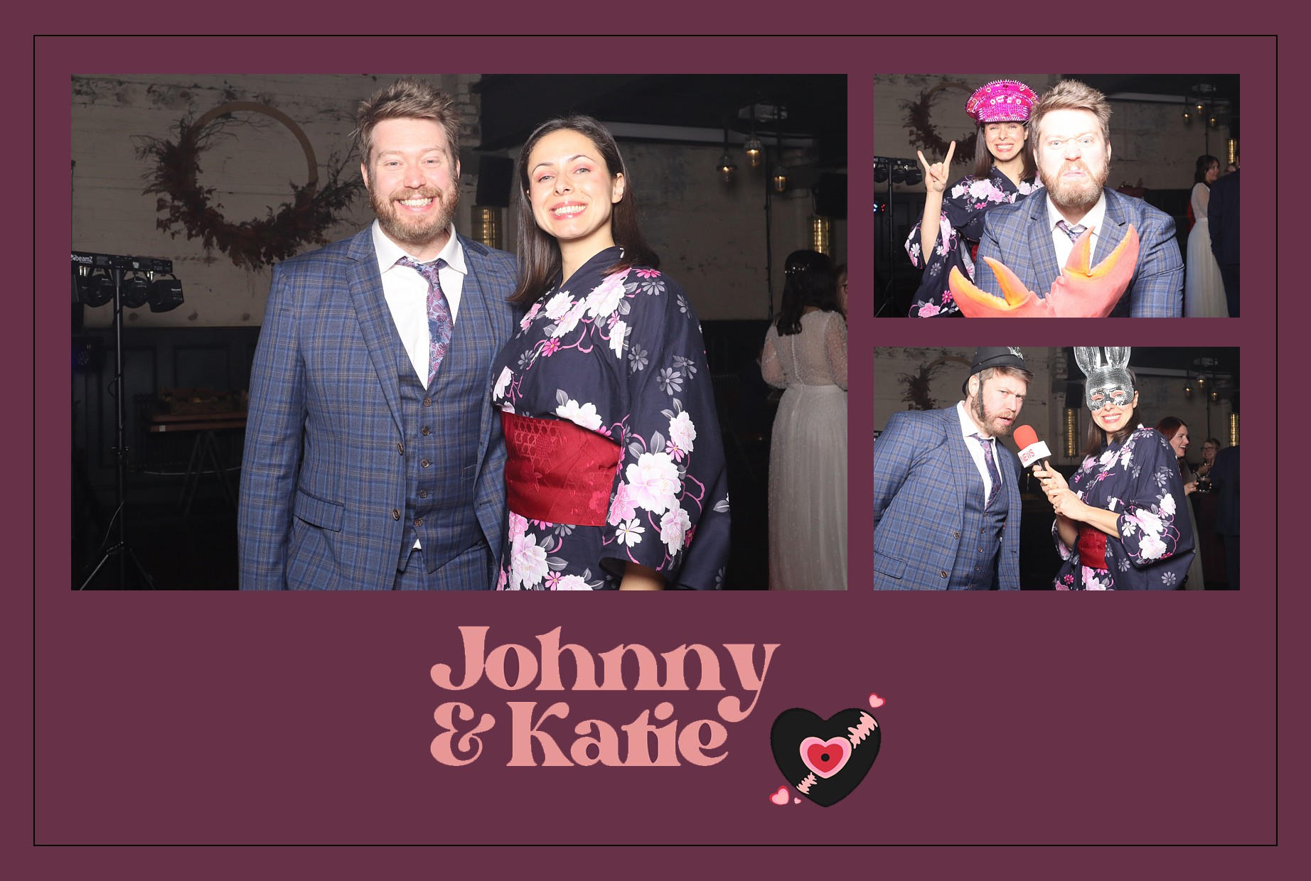 Johnny and Katie | View more photos from the event at gallery.blissbooth.co.uk/u/BlissBooth/Johnny-and-Katie