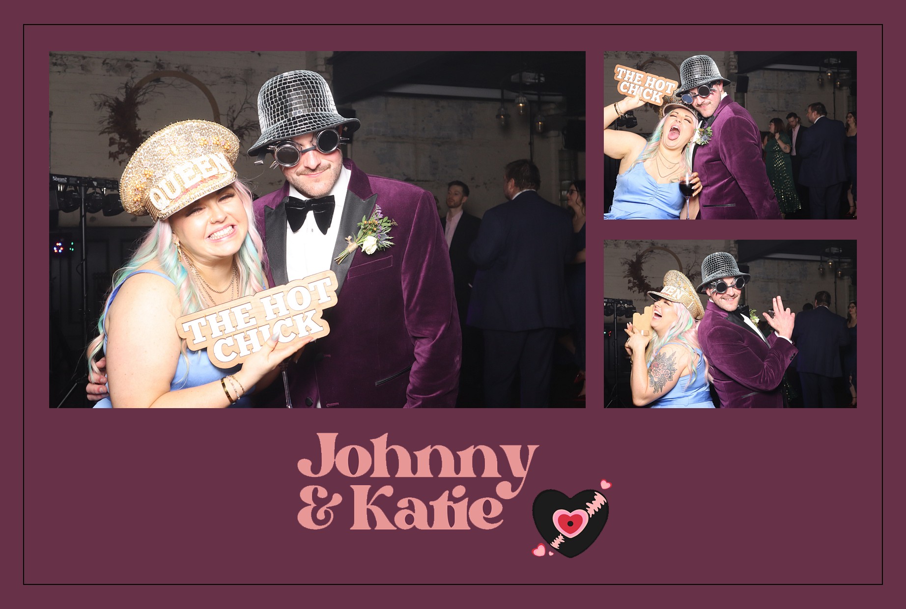 Johnny and Katie | View more photos from the event at gallery.blissbooth.co.uk/u/BlissBooth/Johnny-and-Katie-0