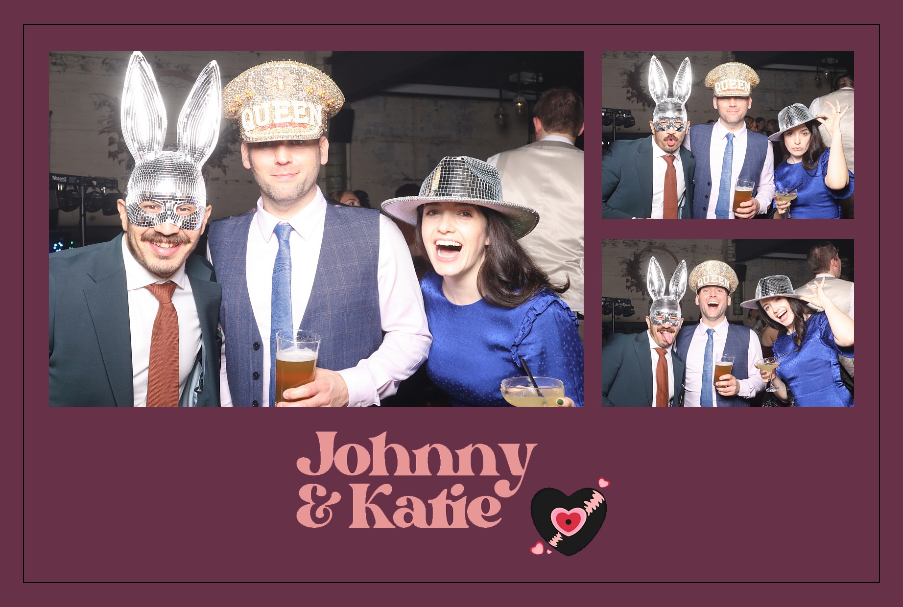 Johnny and Katie | View more photos from the event at gallery.blissbooth.co.uk/u/BlissBooth/Johnny-and-Katie
